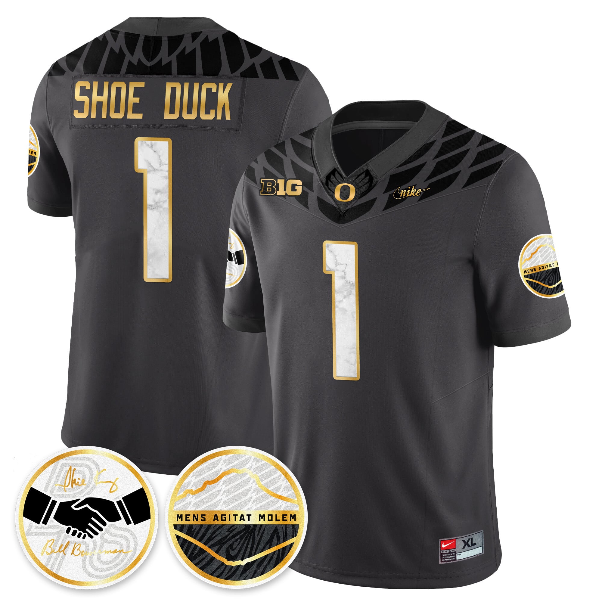 Men's Oregon Ducks 2025 "Shoe Duck" Jersey - All Stitched