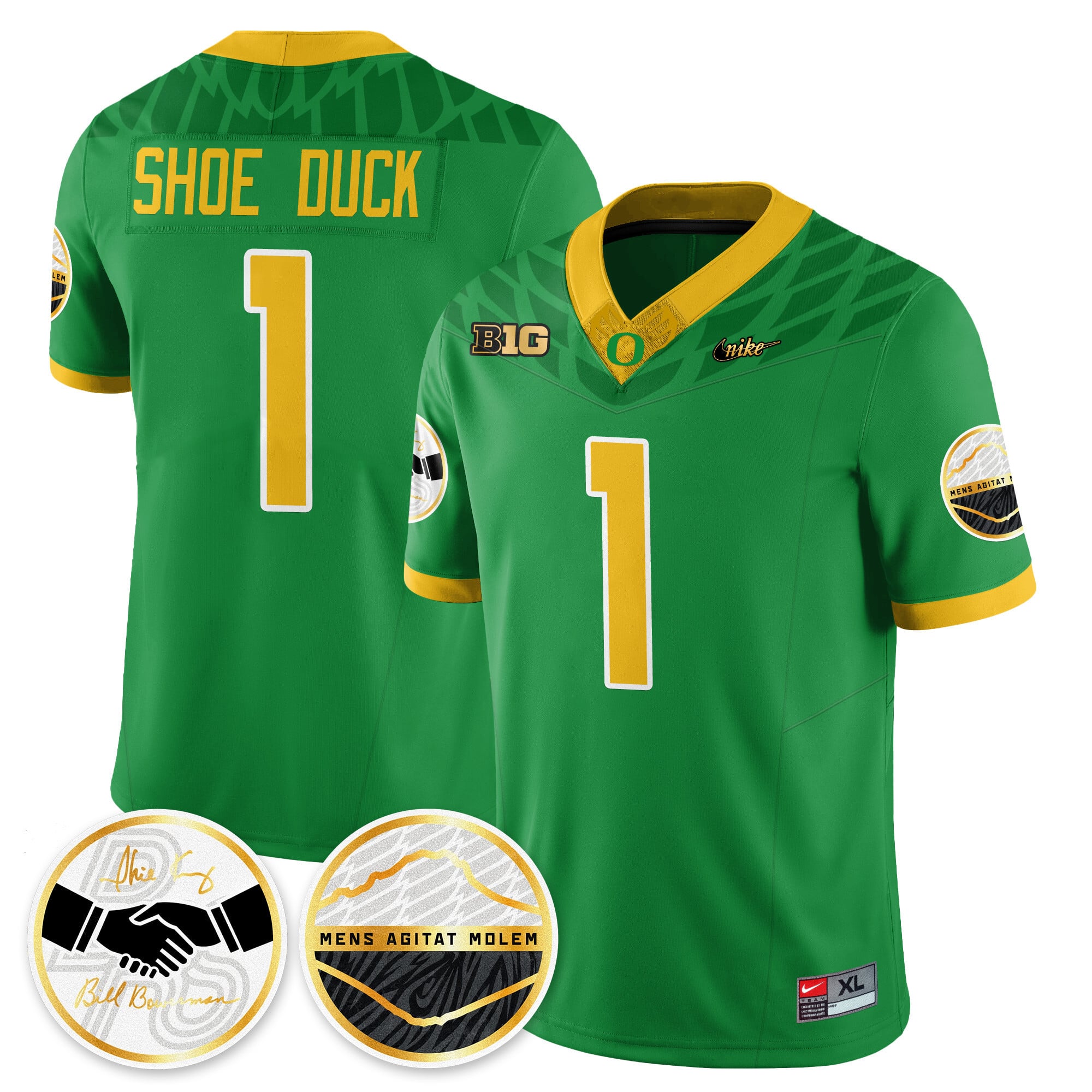 Men's Oregon Ducks 2025 "Shoe Duck" Jersey - All Stitched