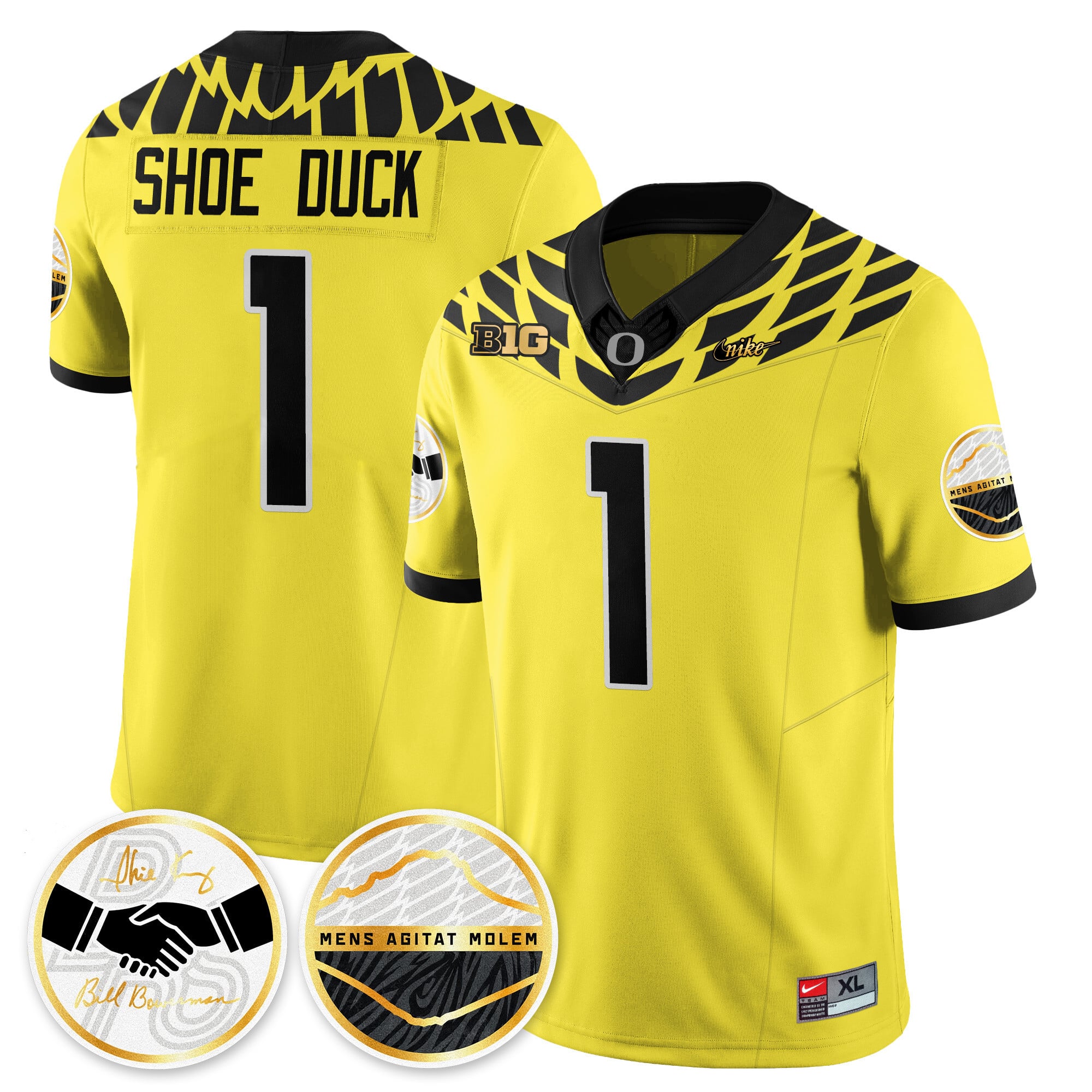 Men's Oregon Ducks 2025 "Shoe Duck" Jersey - All Stitched