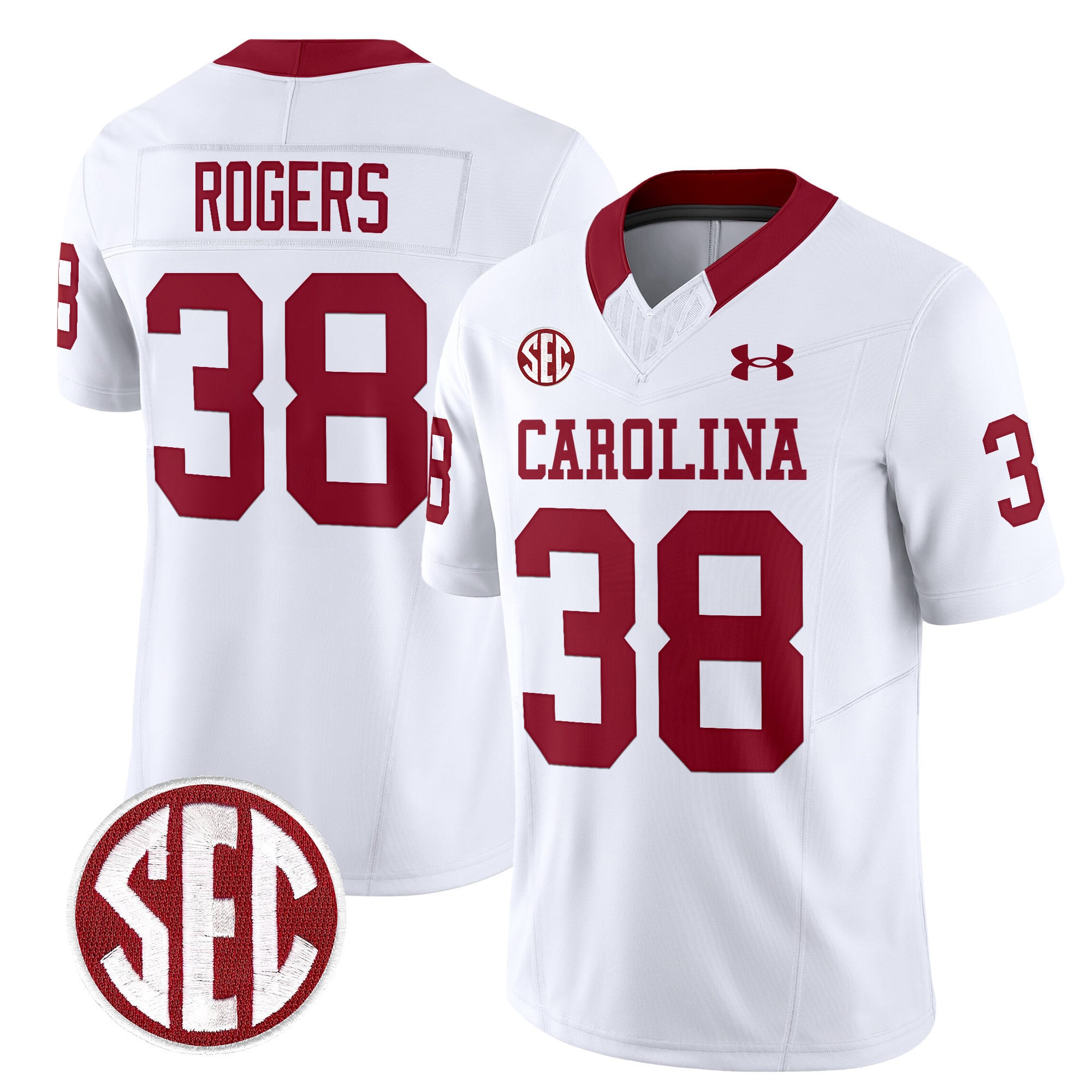 Men's South Carolina Gamecocks 1980 Throwback Vapor Limited Jersey - All Stitched