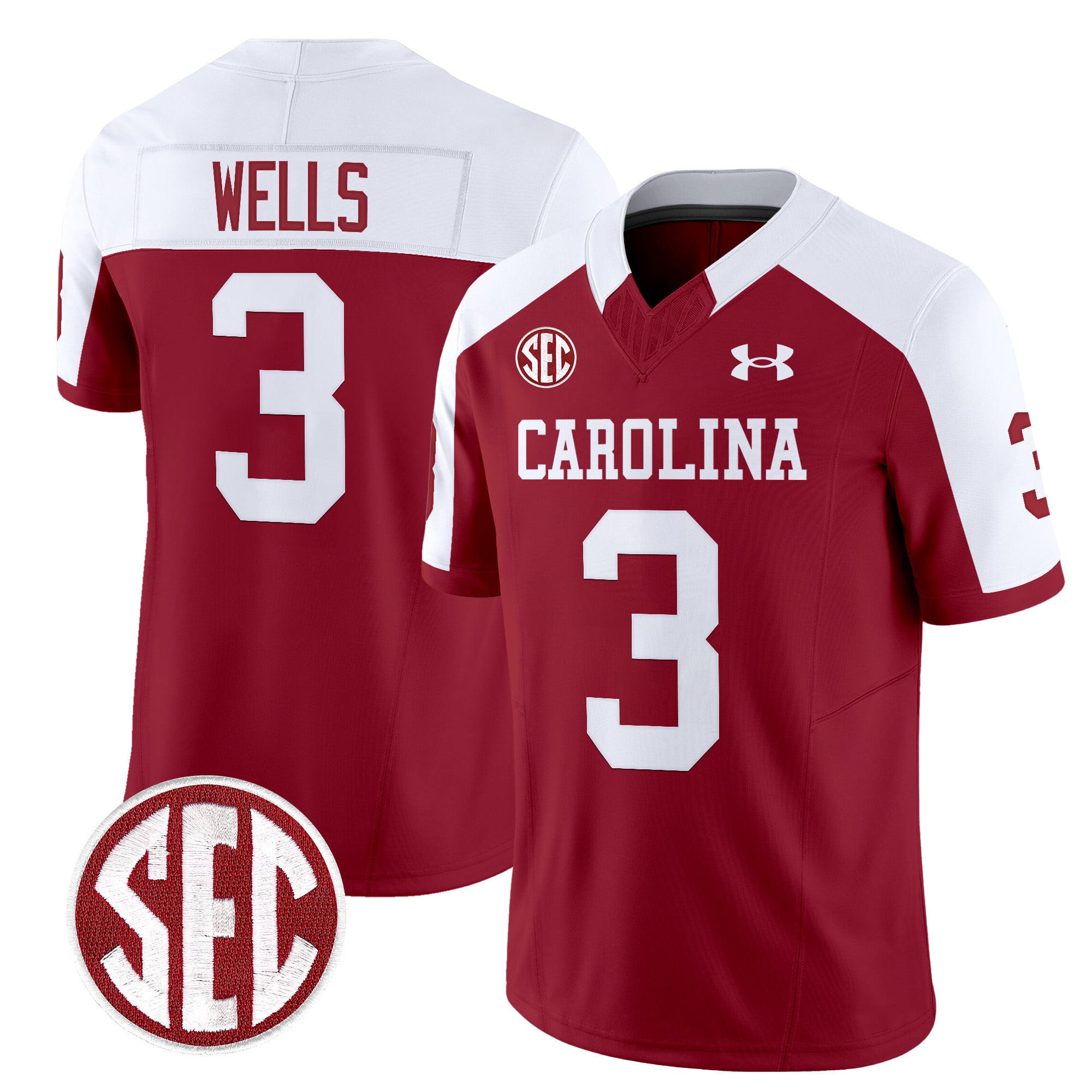Men's South Carolina Gamecocks 1980 Throwback Vapor Limited Jersey - All Stitched
