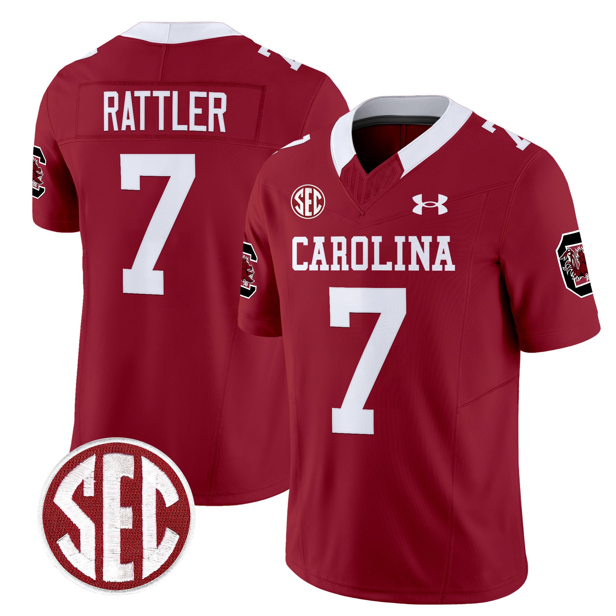 Men's South Carolina Gamecocks 1980 Throwback Vapor Limited Jersey V2 - All Stitched
