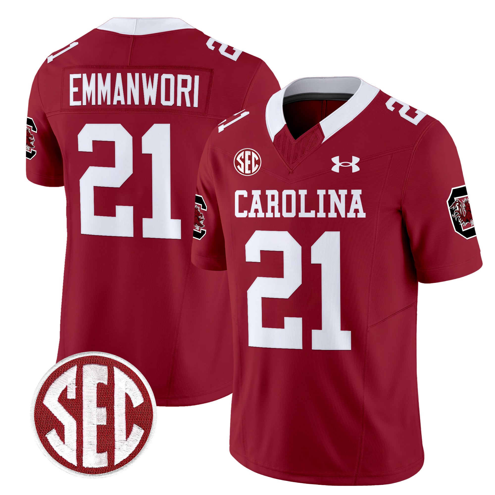 Men's South Carolina Gamecocks 1980 Throwback Vapor Limited Jersey V2 - All Stitched