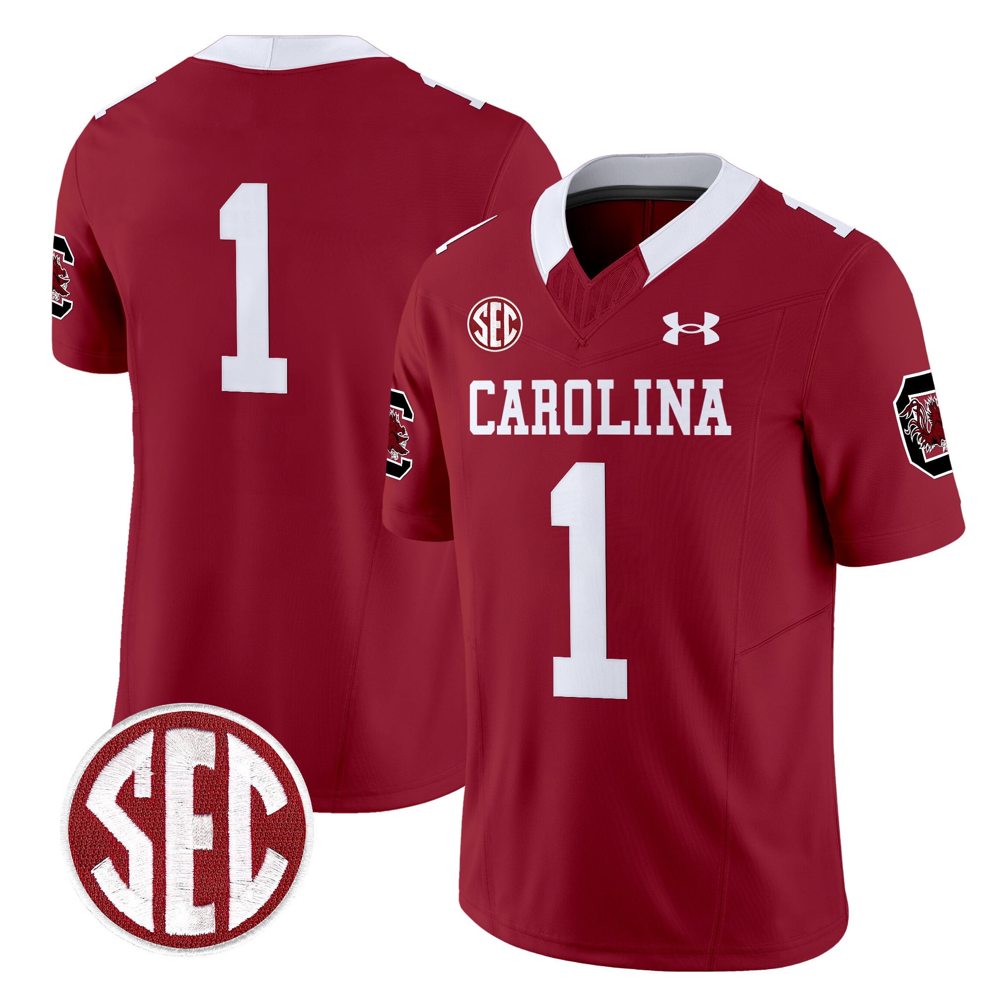 Men's South Carolina Gamecocks 1980 Throwback Vapor Limited Jersey V2 - All Stitched