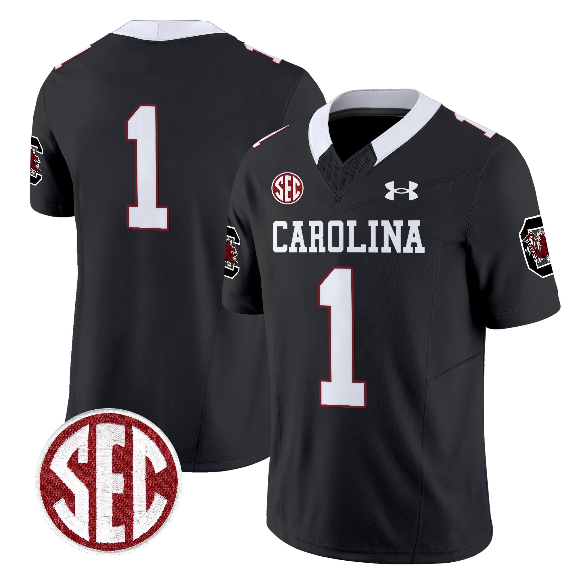 Men's South Carolina Gamecocks 1980 Throwback Vapor Limited Jersey V2 - All Stitched