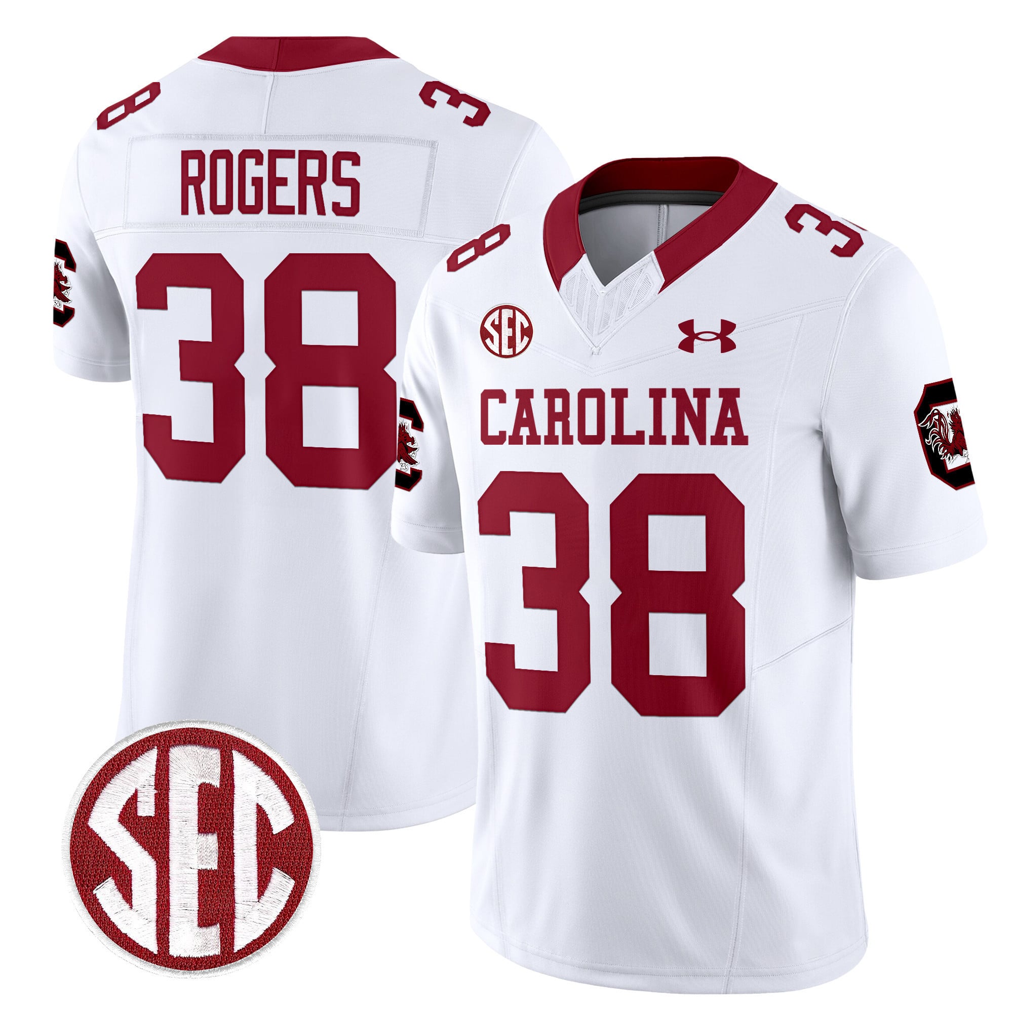 Men's South Carolina Gamecocks 1980 Throwback Vapor Limited Jersey V2 - All Stitched