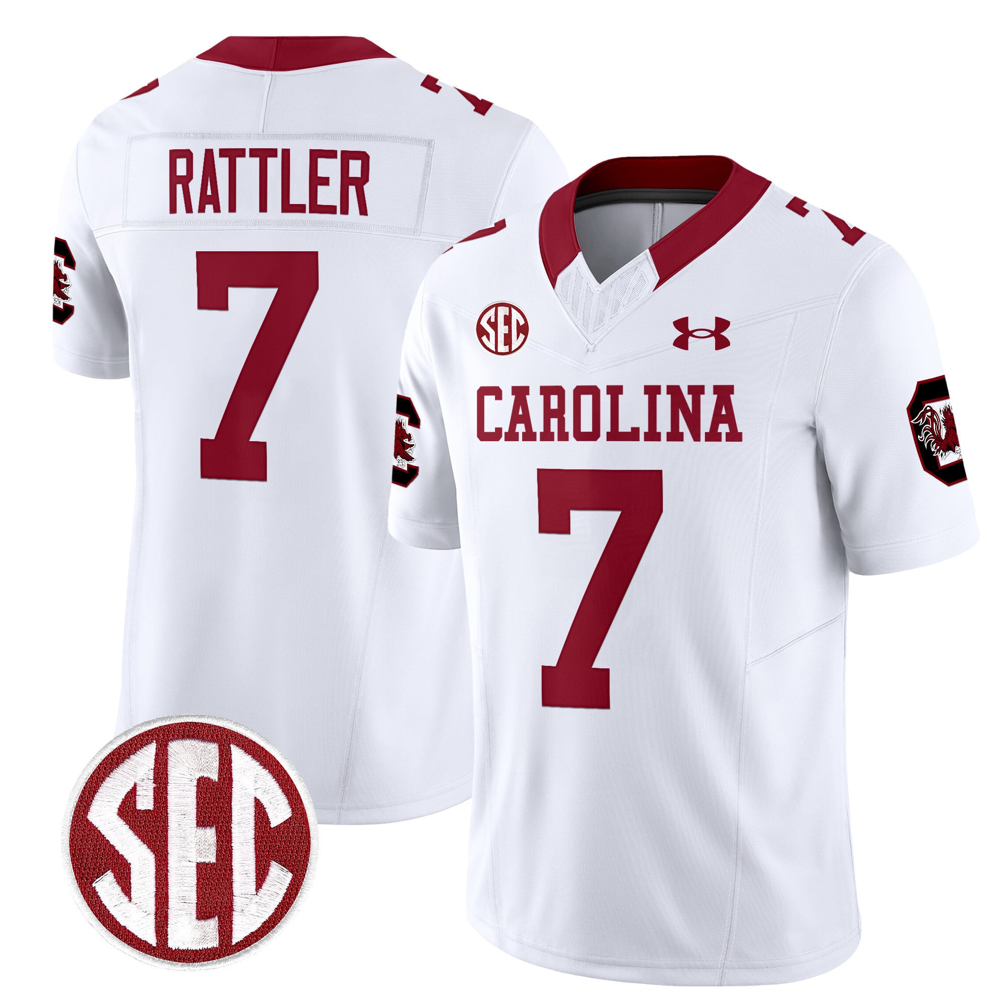 Men's South Carolina Gamecocks 1980 Throwback Vapor Limited Jersey V2 - All Stitched