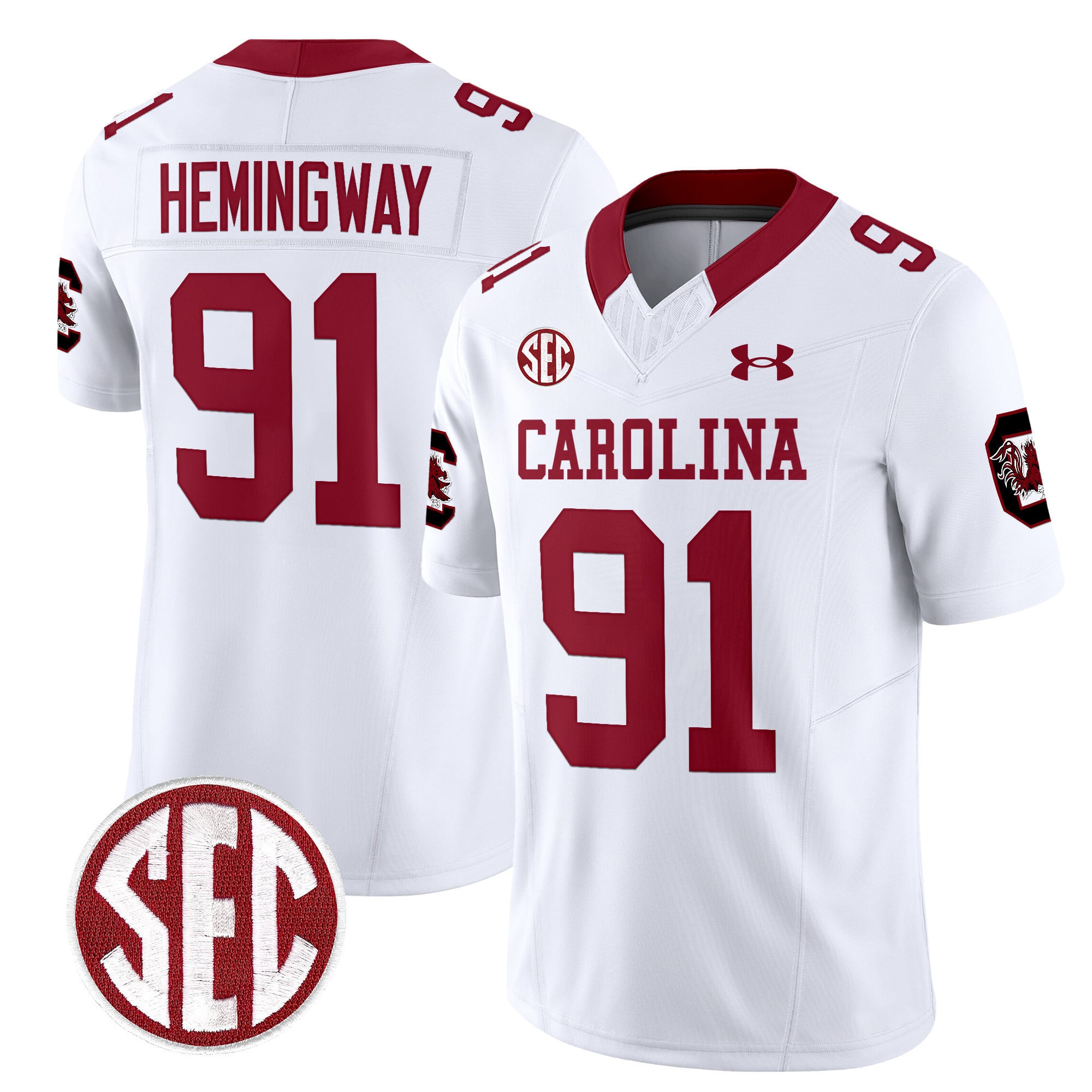 Men's South Carolina Gamecocks 1980 Throwback Vapor Limited Jersey V2 - All Stitched