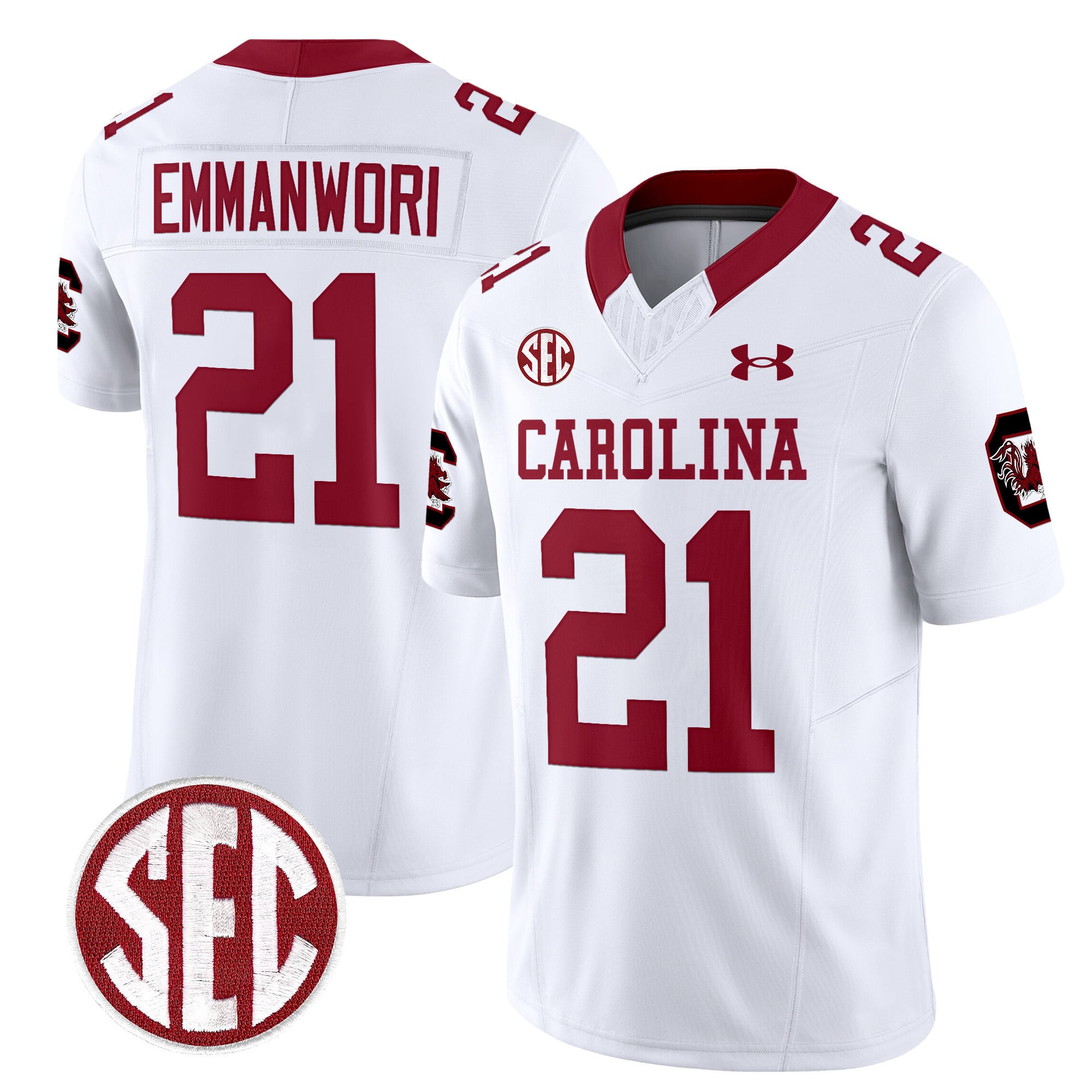 Men's South Carolina Gamecocks 1980 Throwback Vapor Limited Jersey V2 - All Stitched