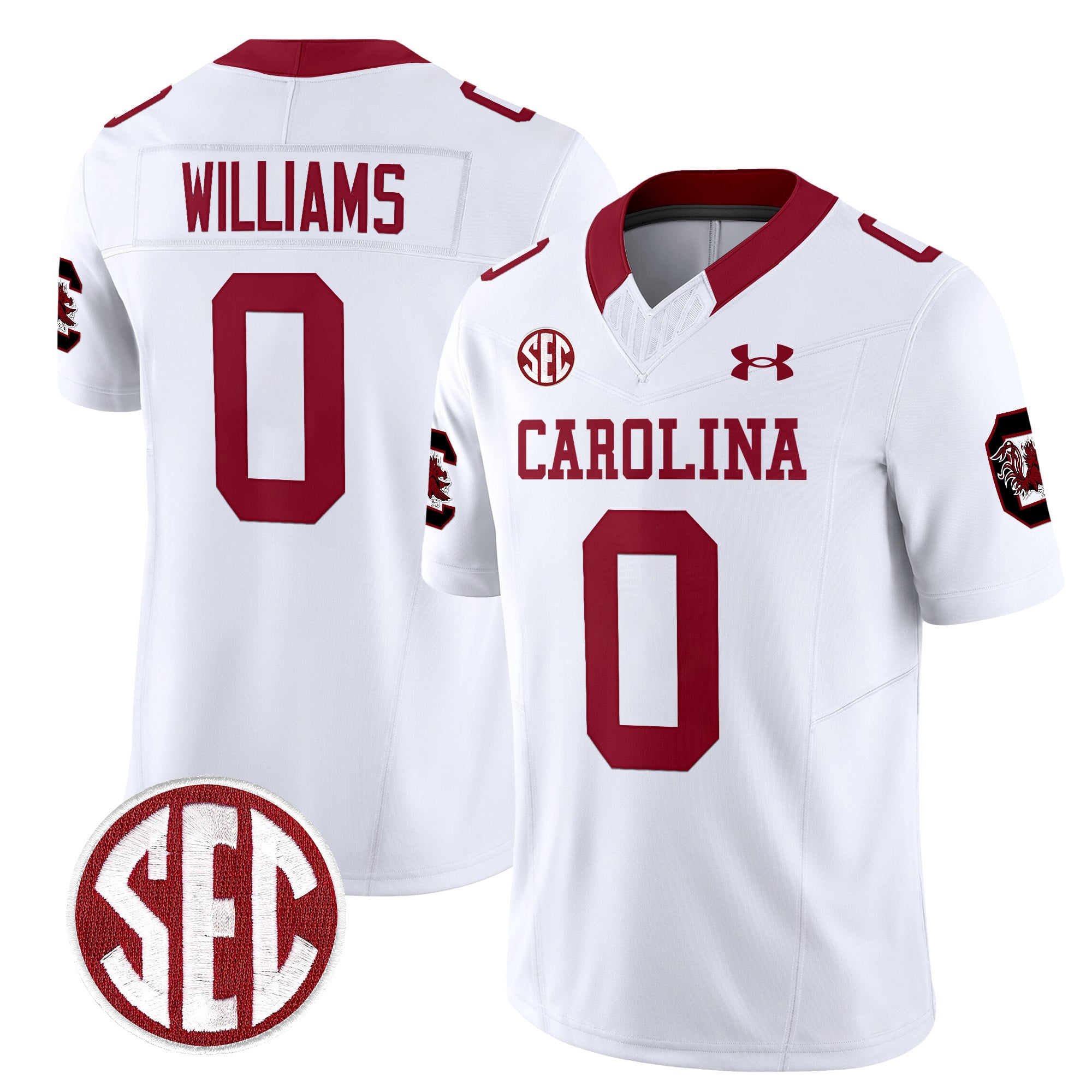 Men's South Carolina Gamecocks 1980 Throwback Vapor Limited Jersey V2 - All Stitched