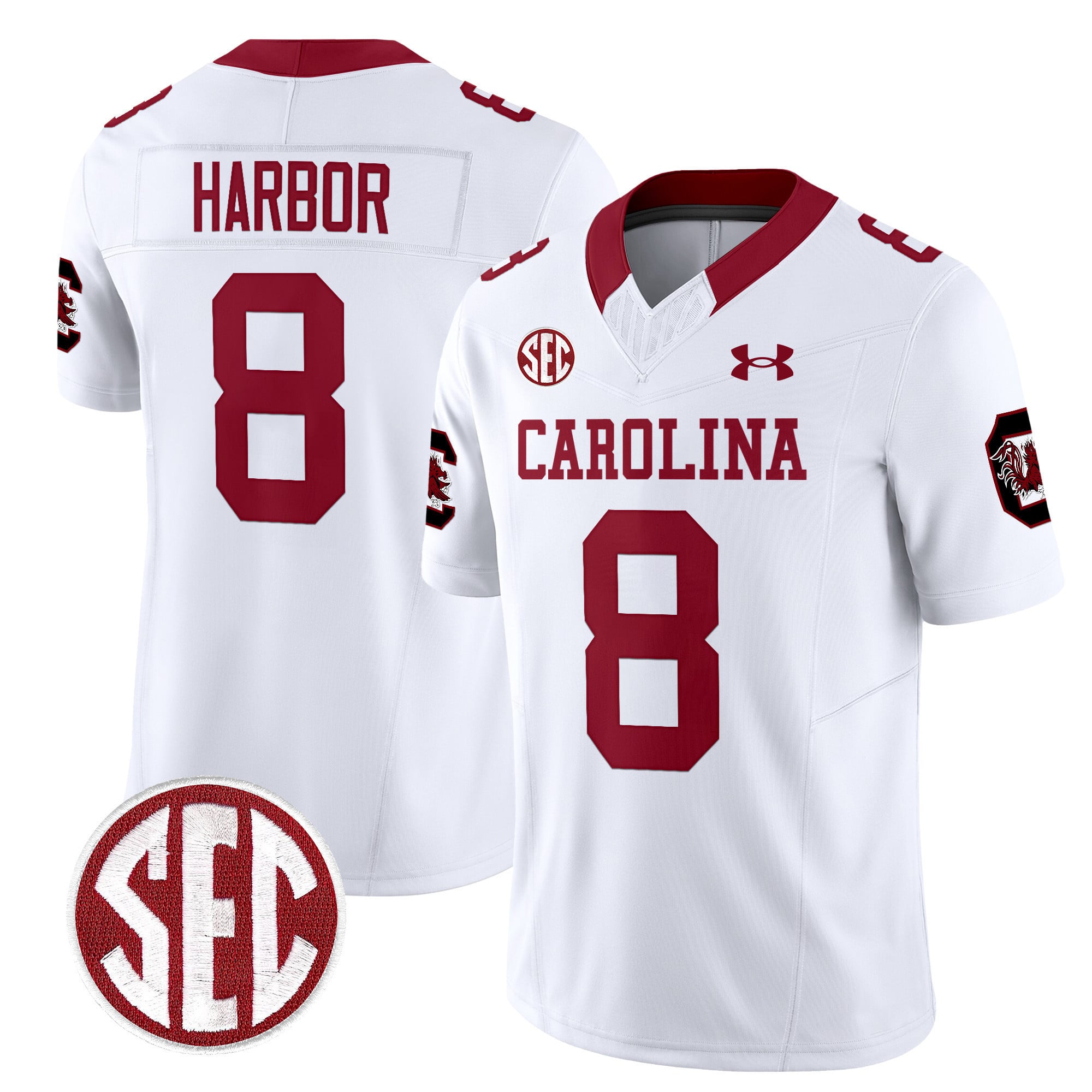 Men's South Carolina Gamecocks 1980 Throwback Vapor Limited Jersey V2 - All Stitched