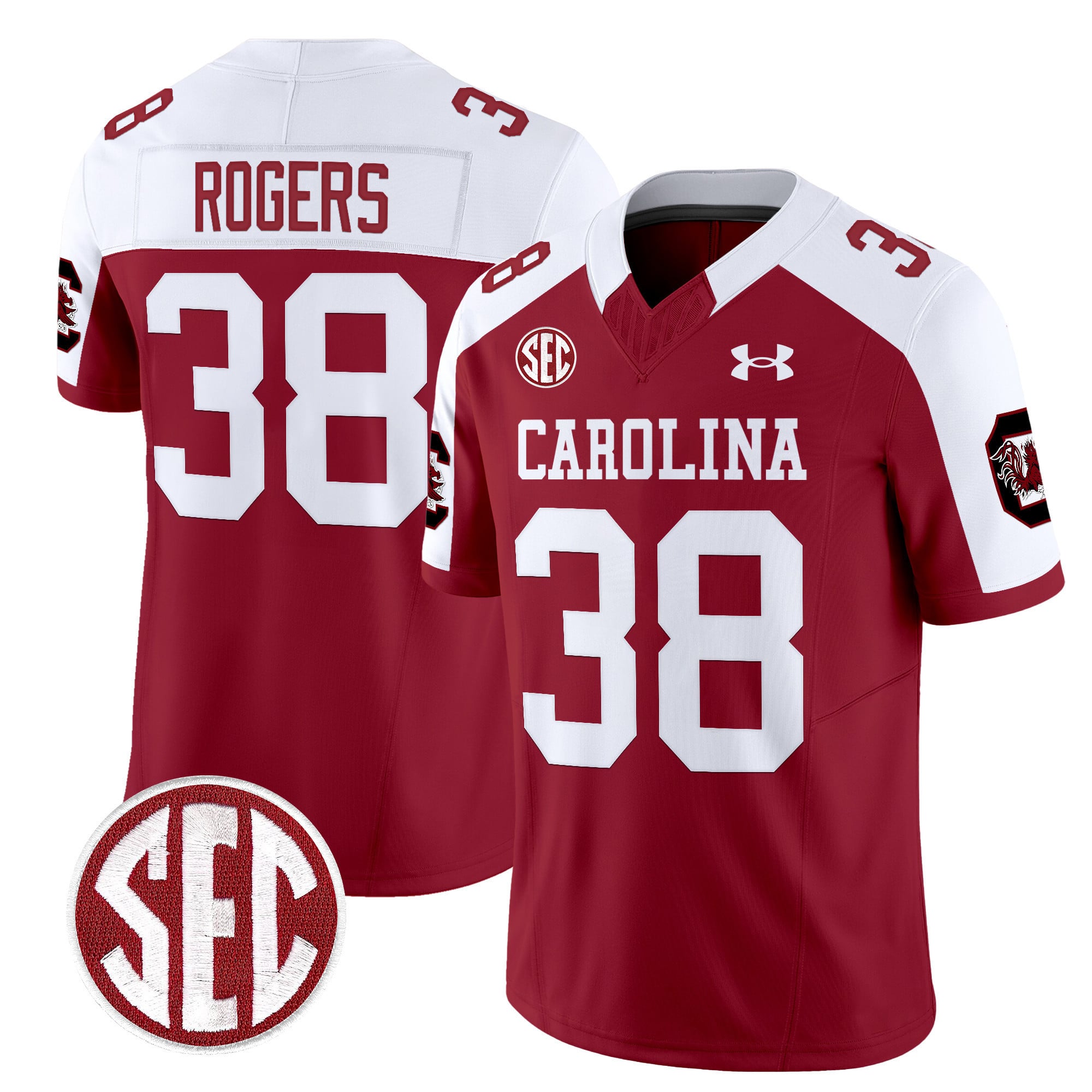 Men's South Carolina Gamecocks 1980 Throwback Vapor Limited Jersey V2 - All Stitched