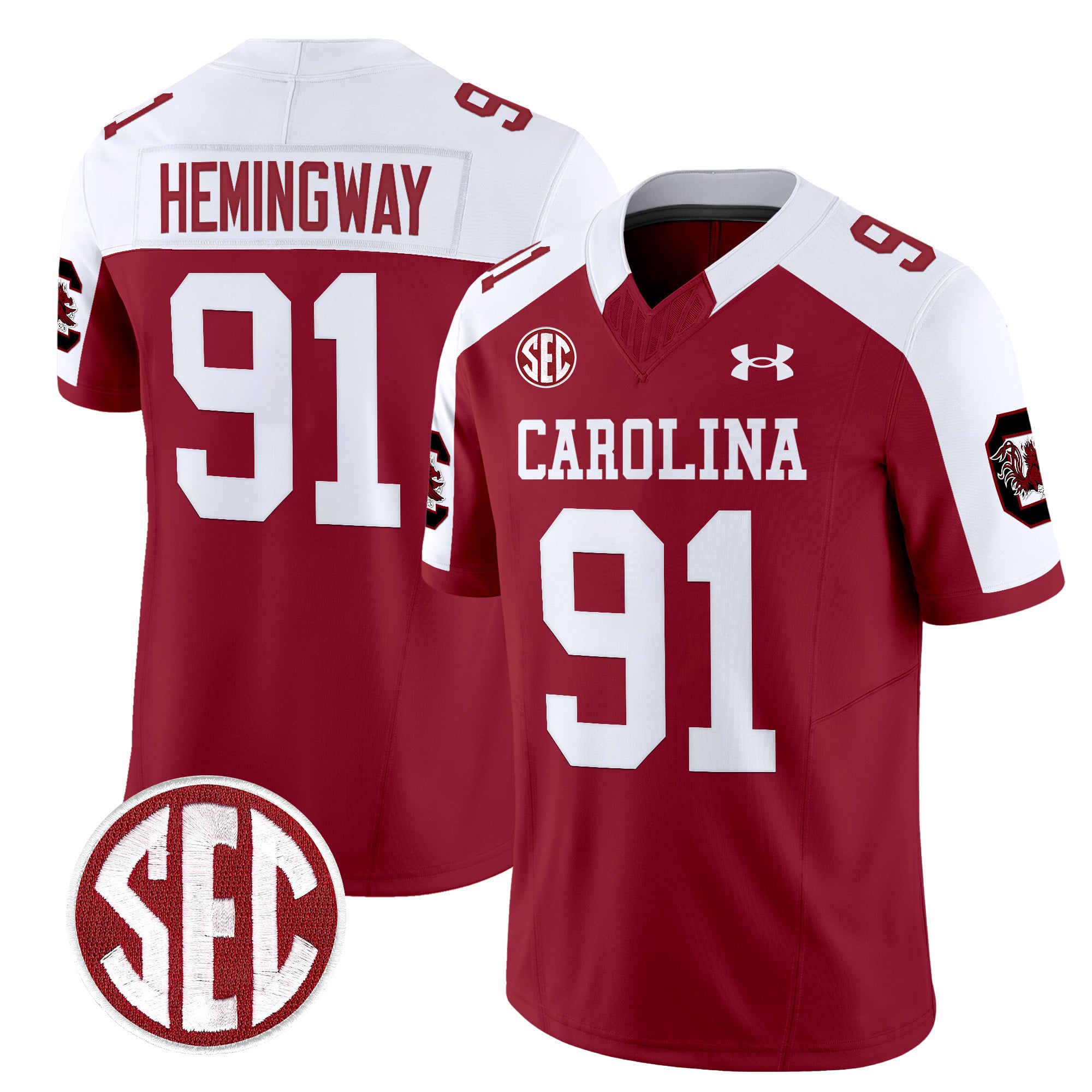Men's South Carolina Gamecocks 1980 Throwback Vapor Limited Jersey V2 - All Stitched