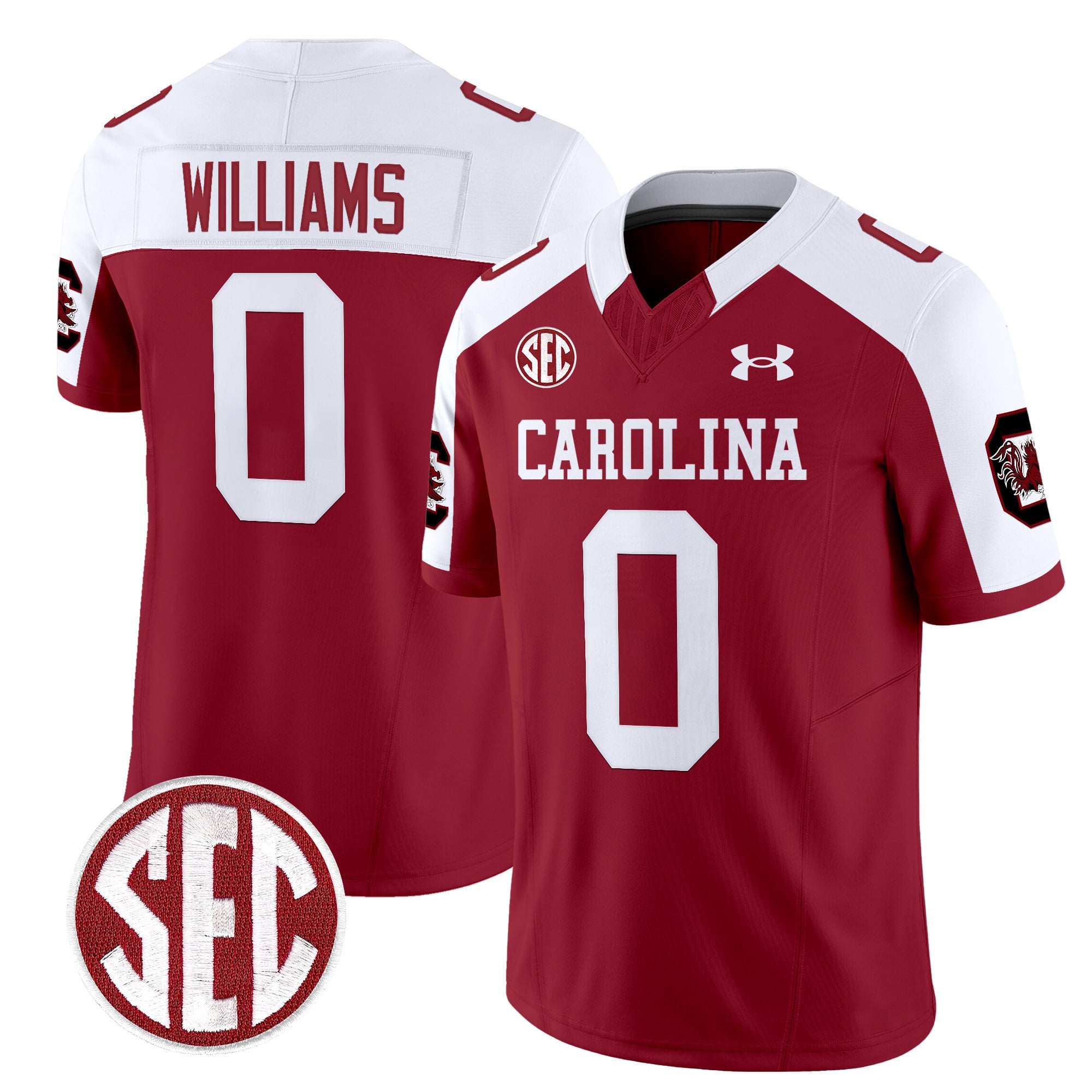 Men's South Carolina Gamecocks 1980 Throwback Vapor Limited Jersey V2 - All Stitched