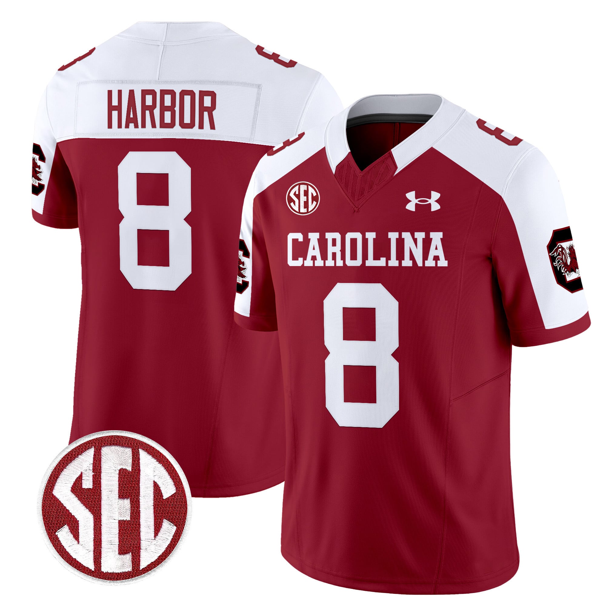 Men's South Carolina Gamecocks 1980 Throwback Vapor Limited Jersey V2 - All Stitched