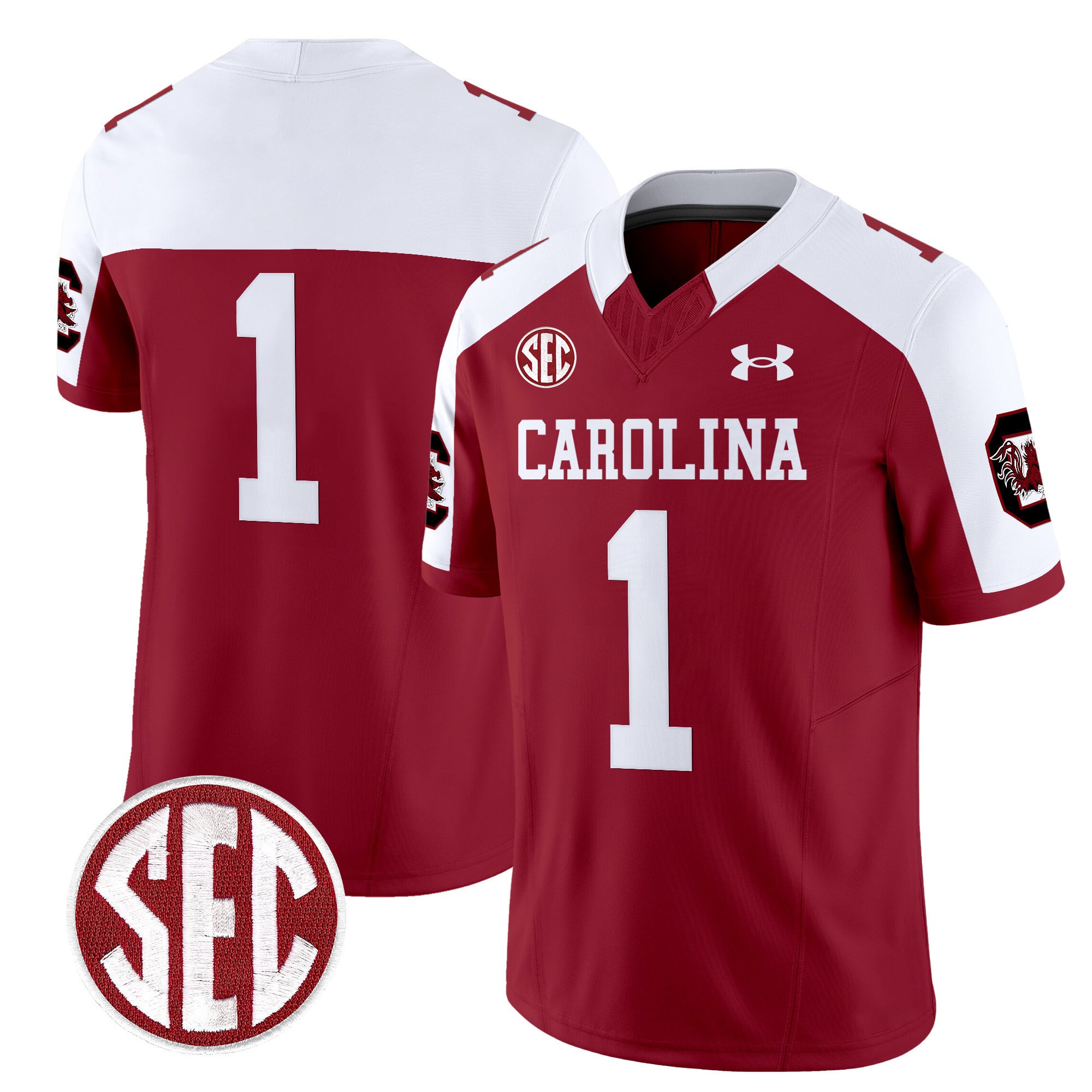 Men's South Carolina Gamecocks 1980 Throwback Vapor Limited Jersey V2 - All Stitched
