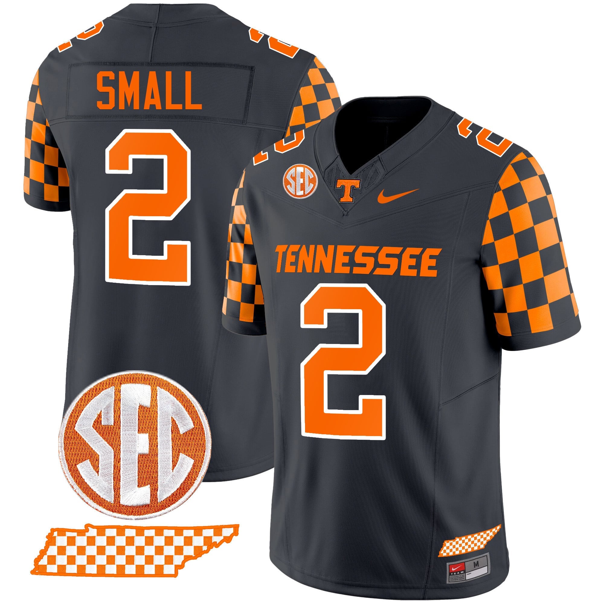 Men's Tennessee Volunteers 2024 Checkerboard Vapor Limited Jersey - All Stitched