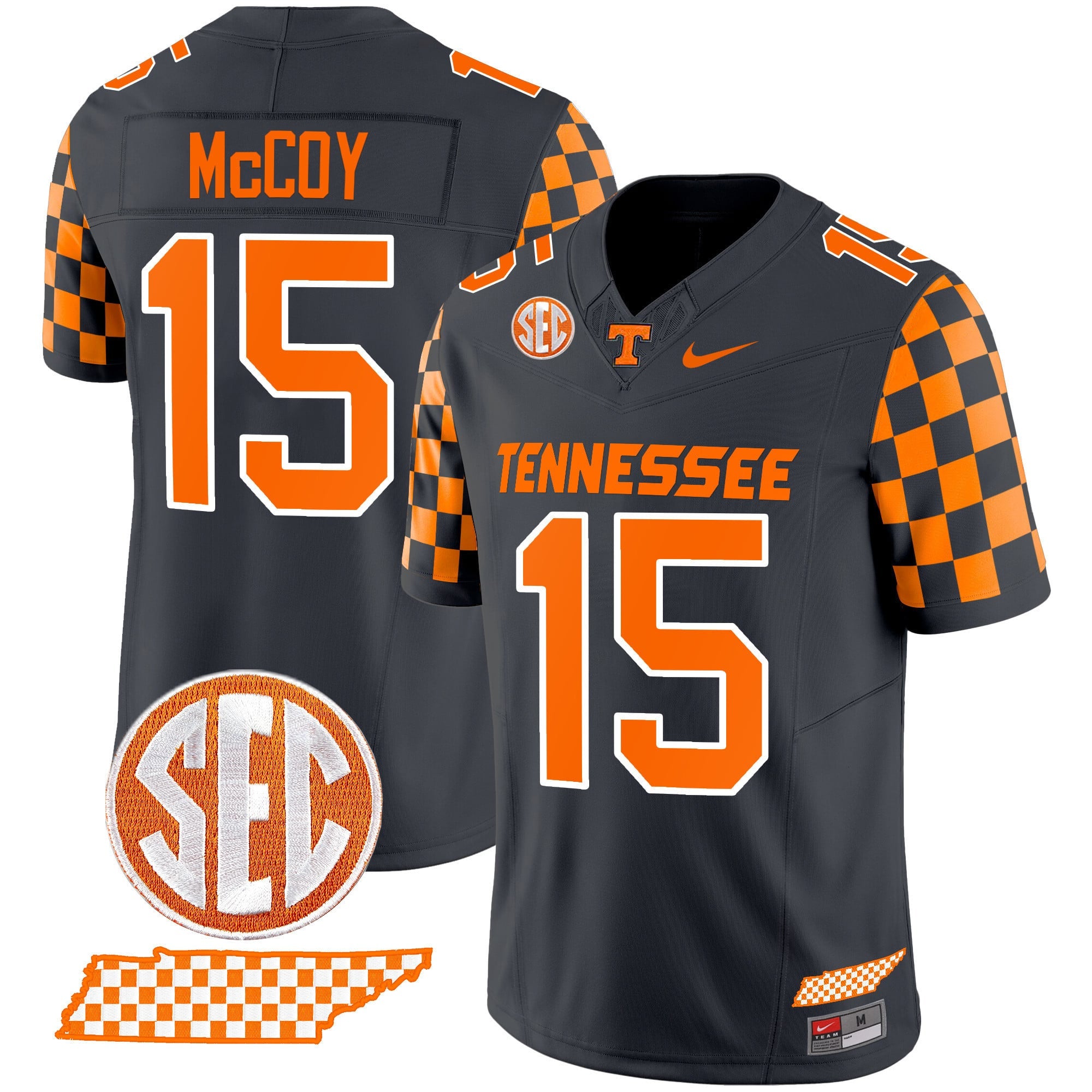 Men's Tennessee Volunteers 2024 Checkerboard Vapor Limited Jersey - All Stitched
