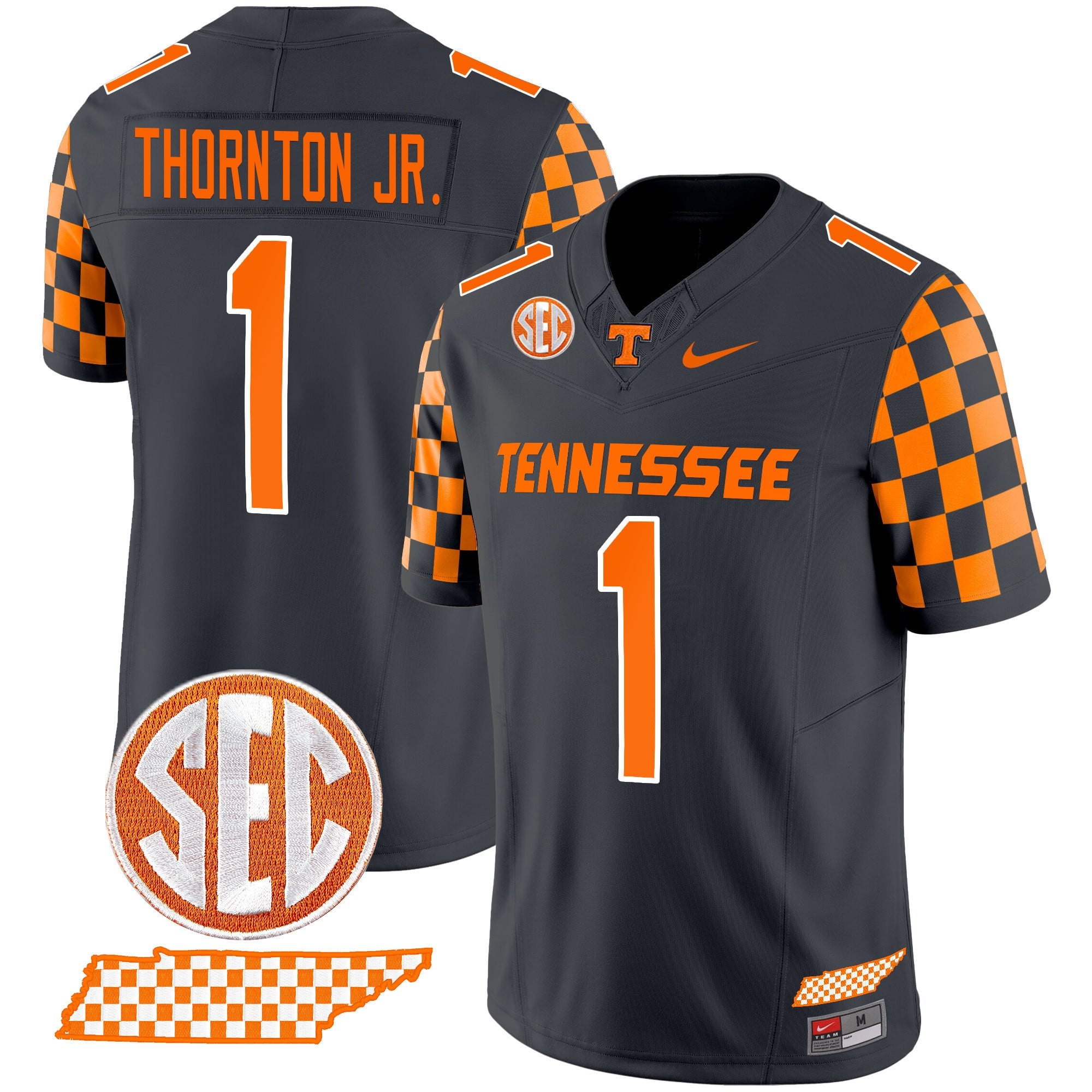 Men's Tennessee Volunteers 2024 Checkerboard Vapor Limited Jersey - All Stitched