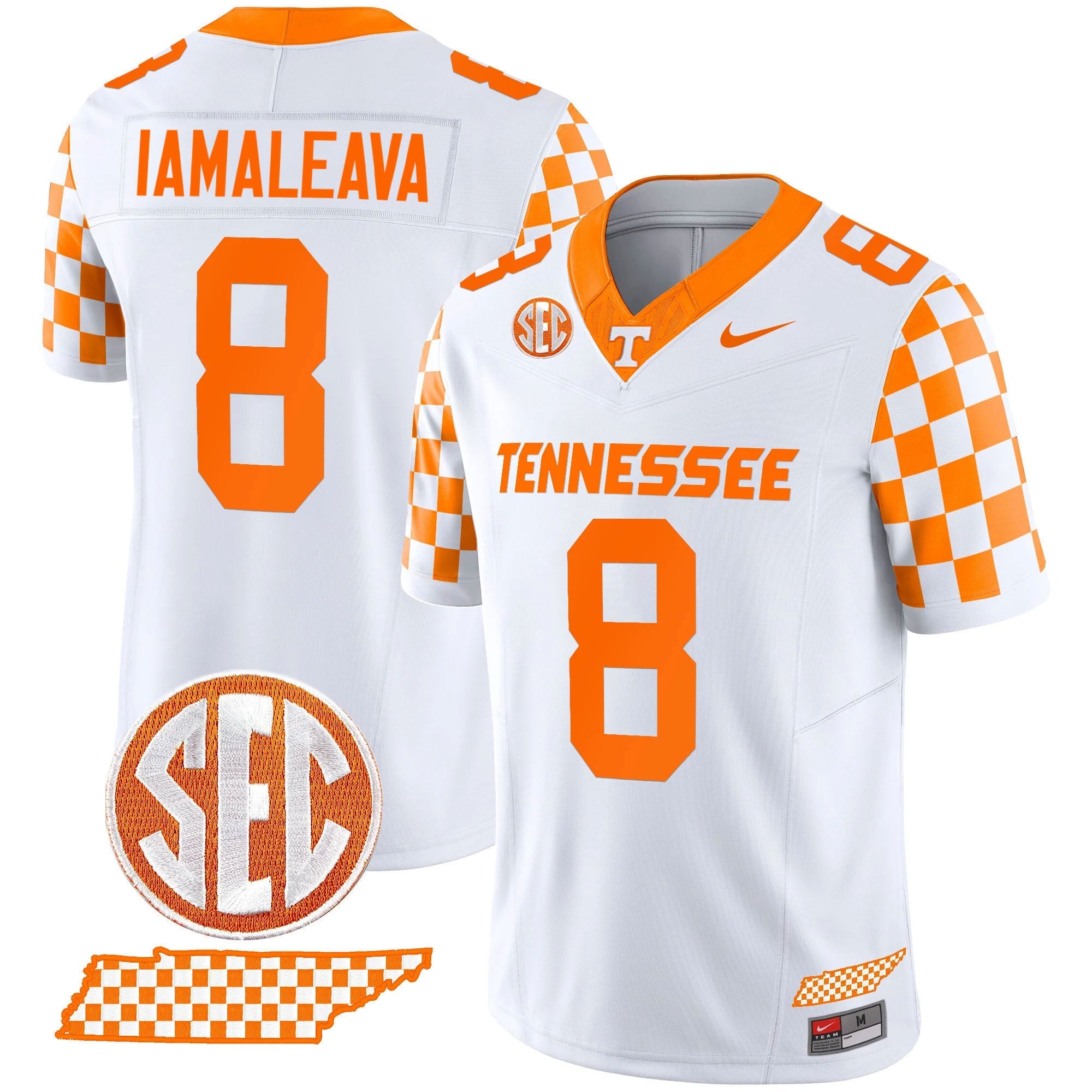 Men's Tennessee Volunteers 2024 Checkerboard Vapor Limited Jersey - All Stitched