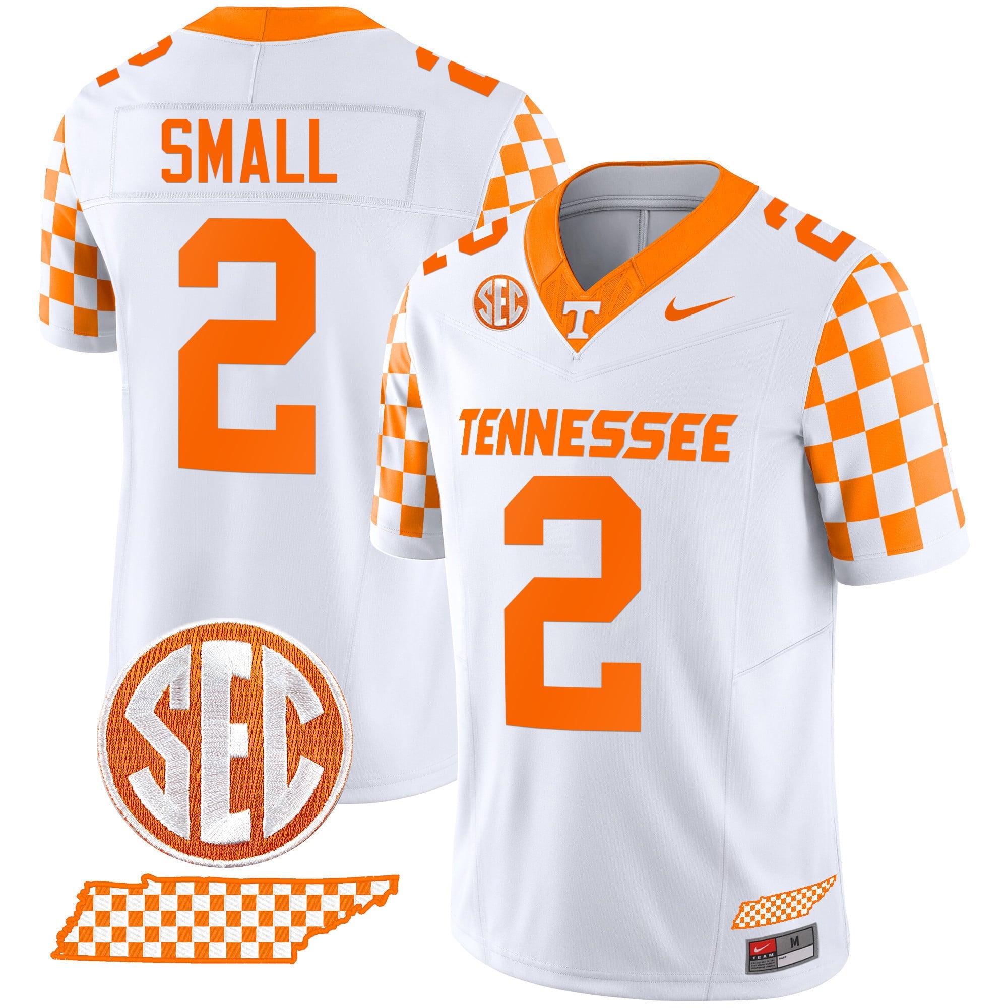 Men's Tennessee Volunteers 2024 Checkerboard Vapor Limited Jersey - All Stitched