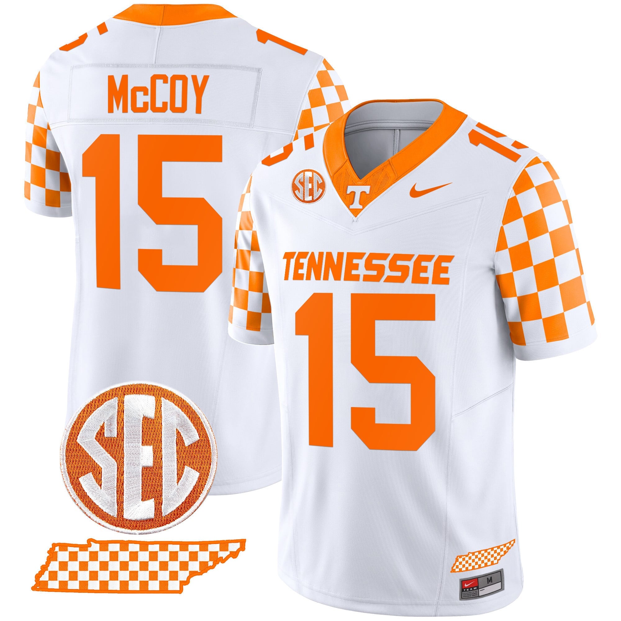 Men's Tennessee Volunteers 2024 Checkerboard Vapor Limited Jersey - All Stitched