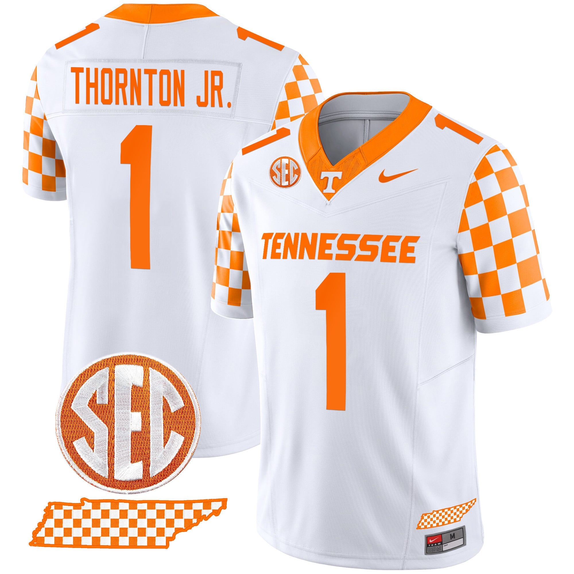 Men's Tennessee Volunteers 2024 Checkerboard Vapor Limited Jersey - All Stitched