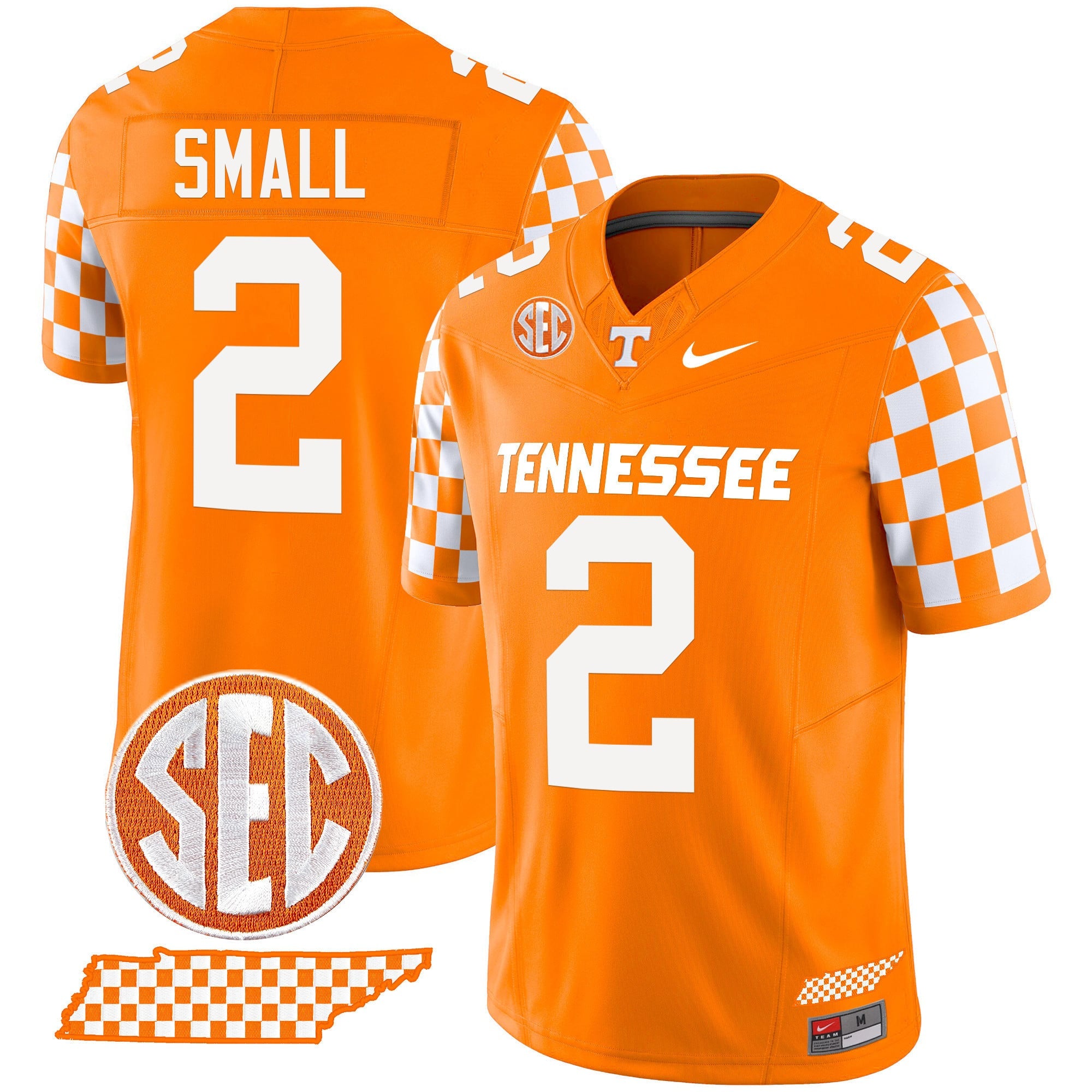 Men's Tennessee Volunteers 2024 Checkerboard Vapor Limited Jersey - All Stitched