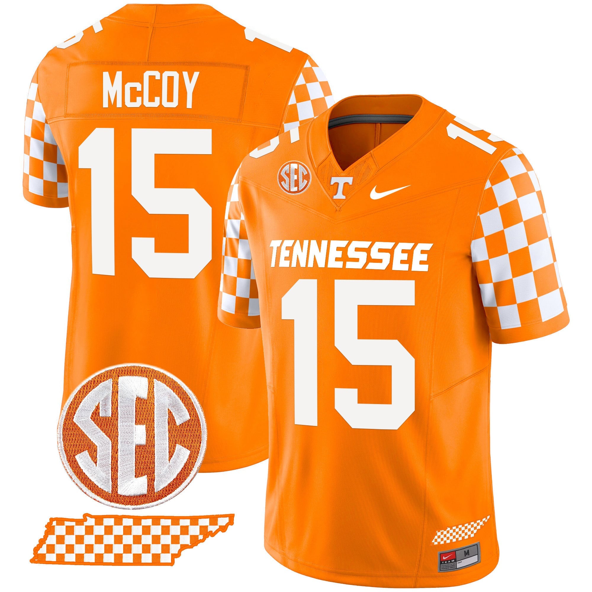 Men's Tennessee Volunteers 2024 Checkerboard Vapor Limited Jersey - All Stitched