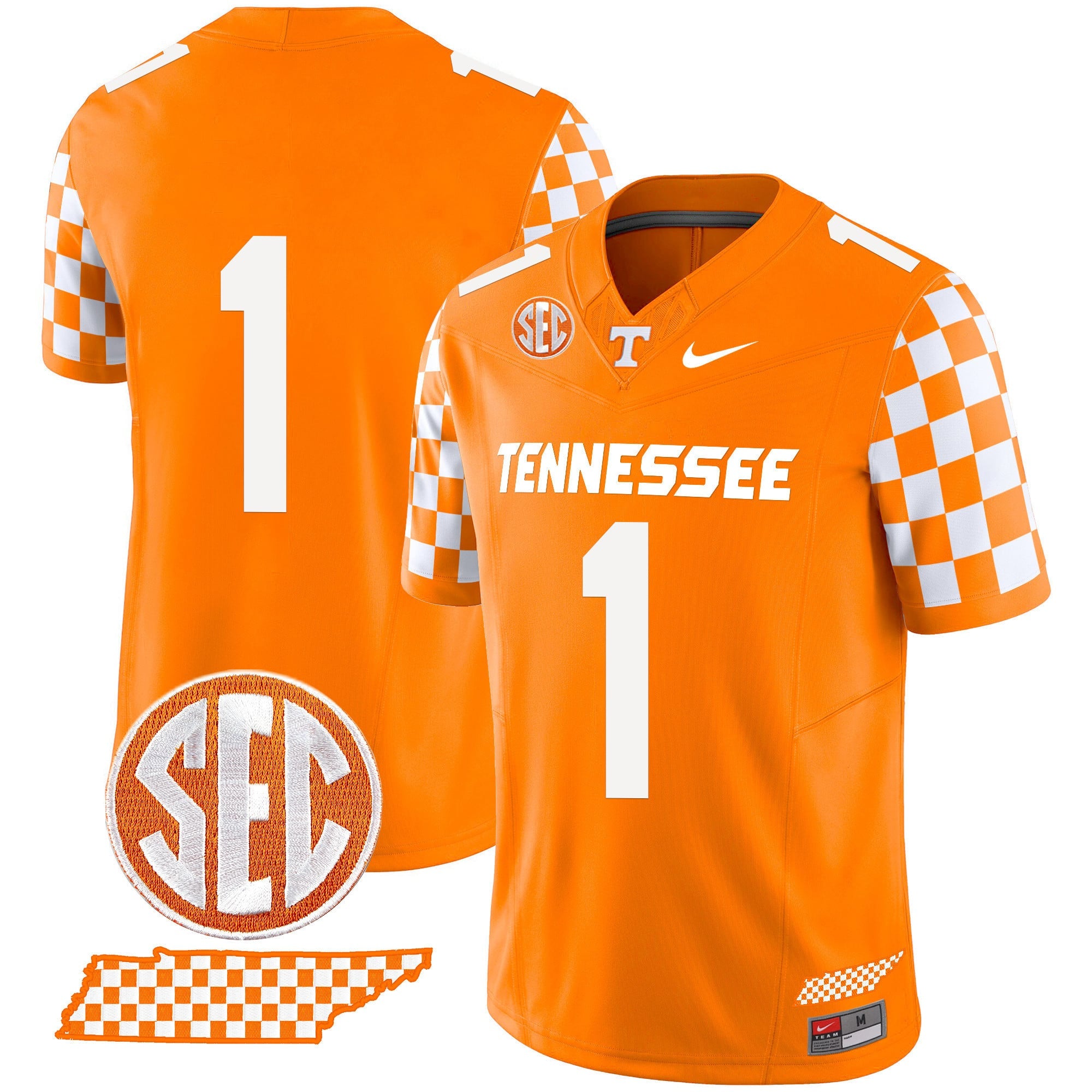 Men's Tennessee Volunteers 2024 Checkerboard Vapor Limited Jersey - All Stitched