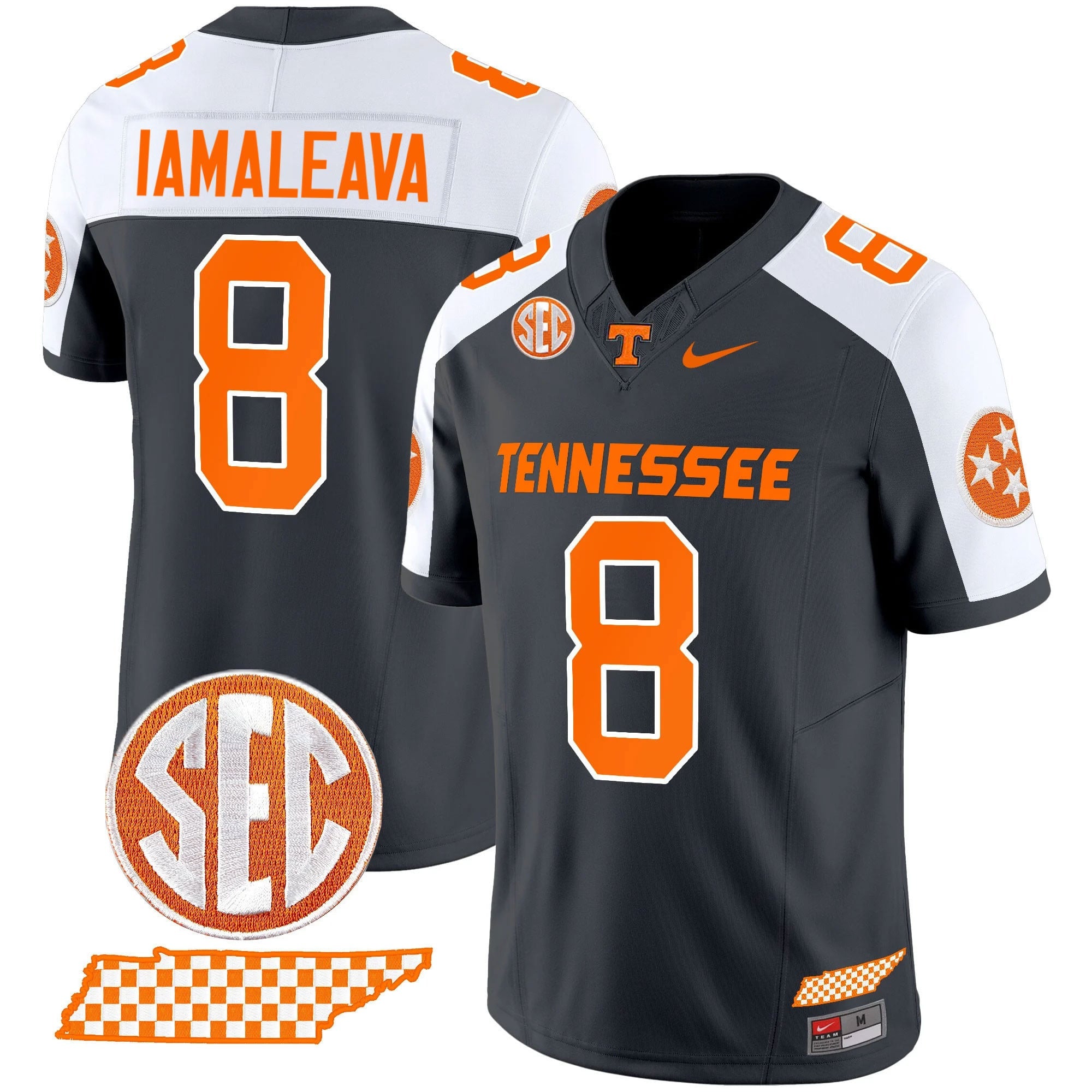 Men's Tennessee Volunteers 2024 Checkerboard Vapor Limited Jersey - All Stitched