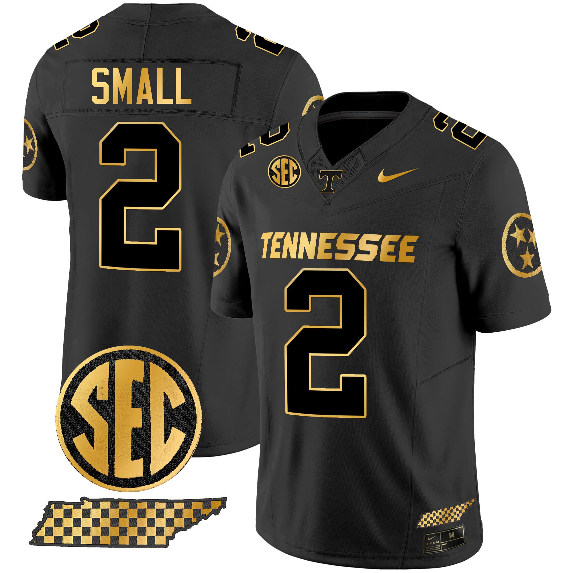 Men's Tennessee Volunteers 2024 Gold Vapor Premier Limited Jersey - All Stitched
