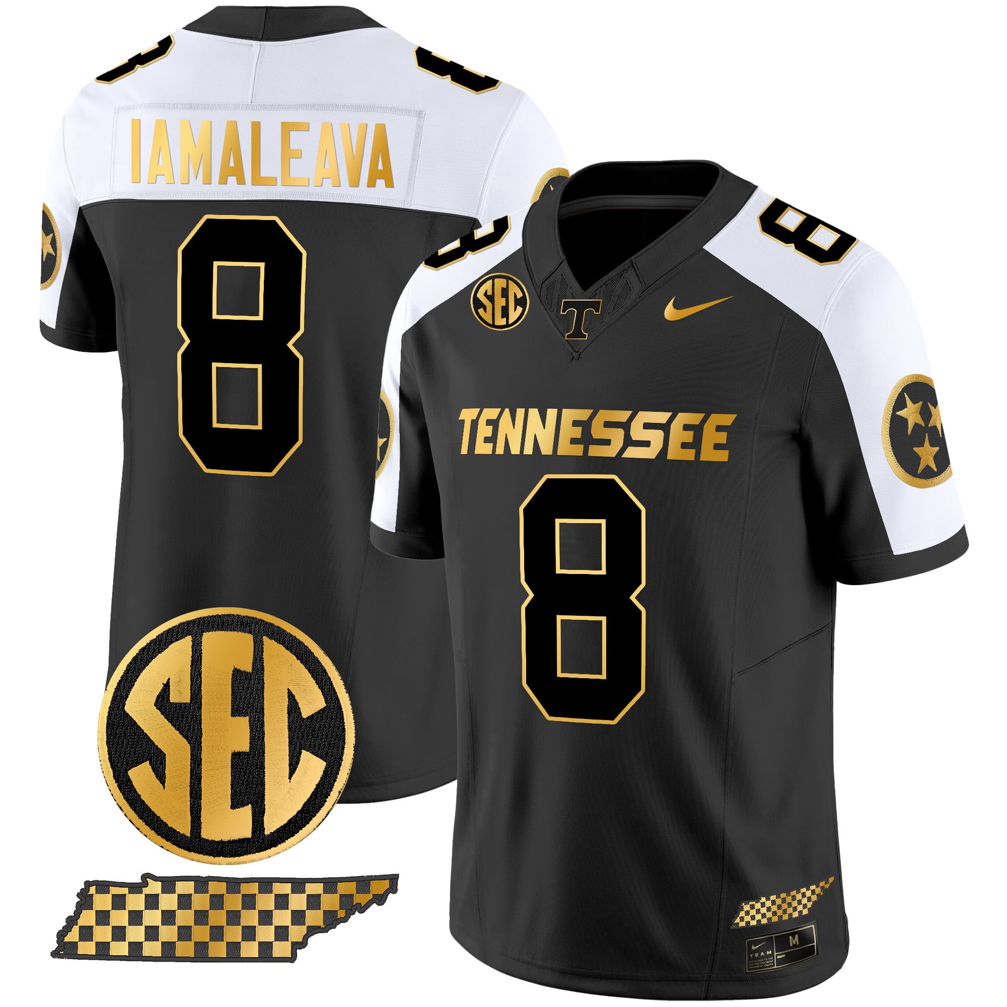 Men's Tennessee Volunteers 2024 Gold Vapor Premier Limited Jersey - All Stitched