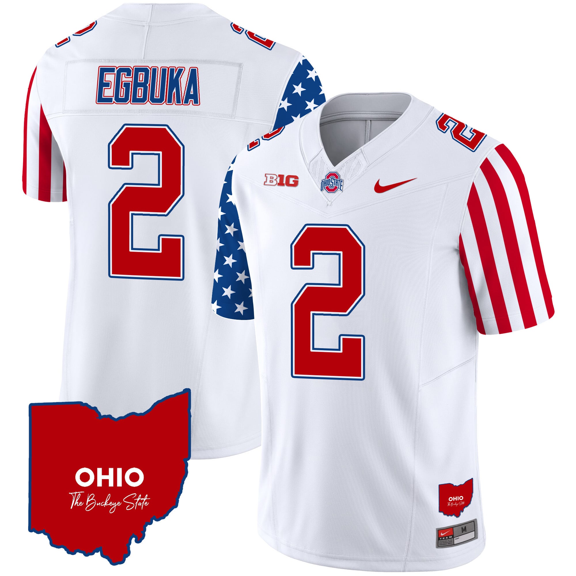 Men's Ohio State Buckeyes American Style Vapor Limited Jersey - All Stitched