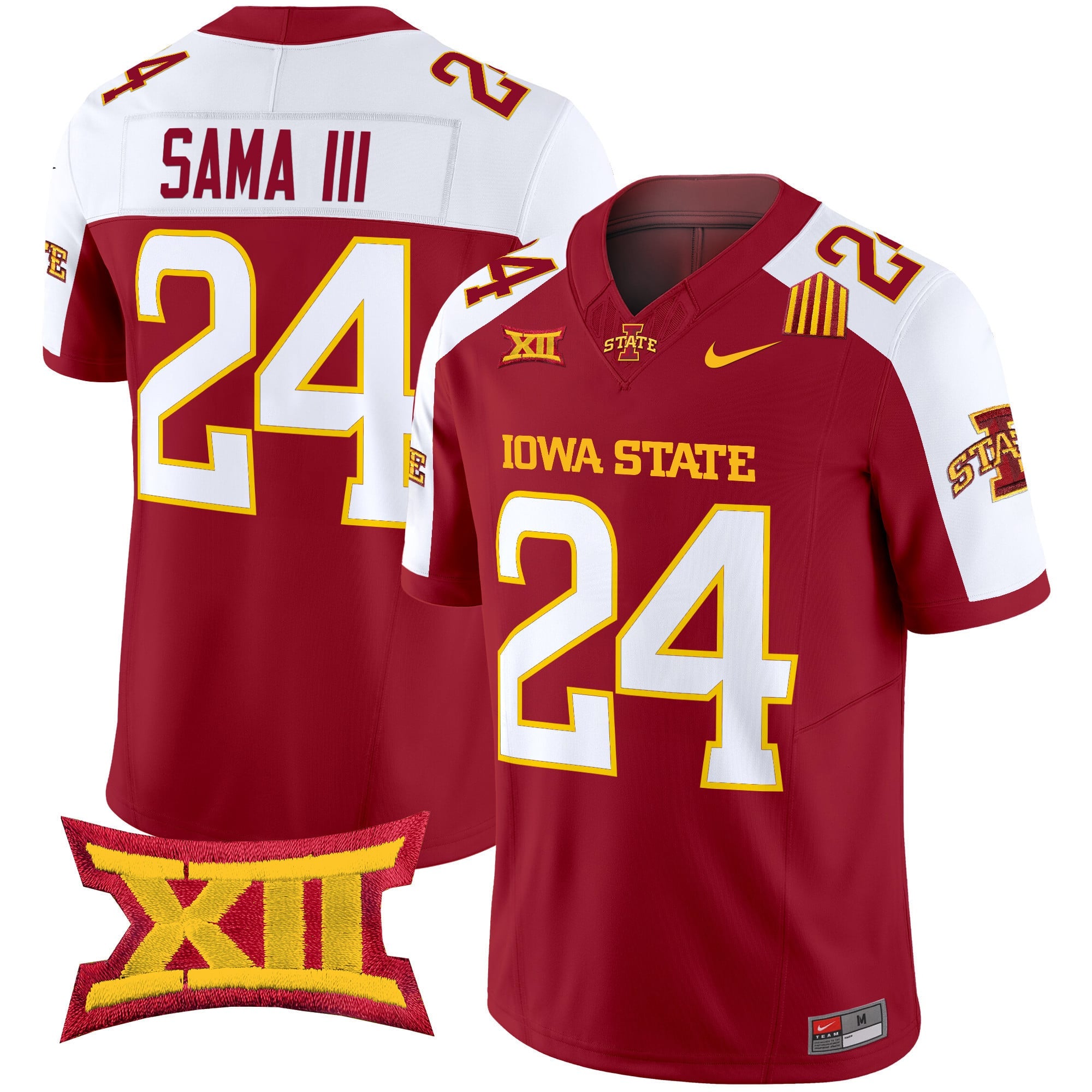 Men's Iowa State Cyclones 2024 Vapor Limited Jersey - All Stitched