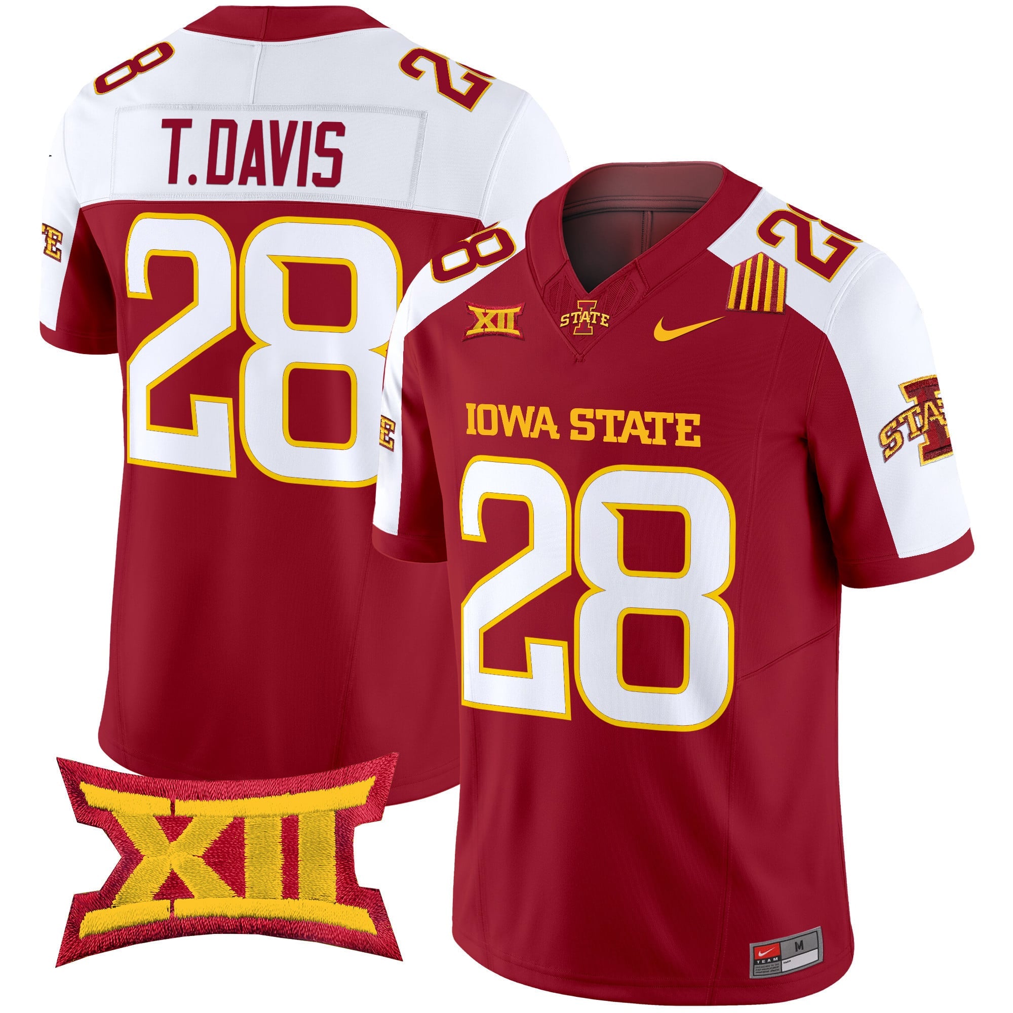 Men's Iowa State Cyclones 2024 Vapor Limited Jersey - All Stitched