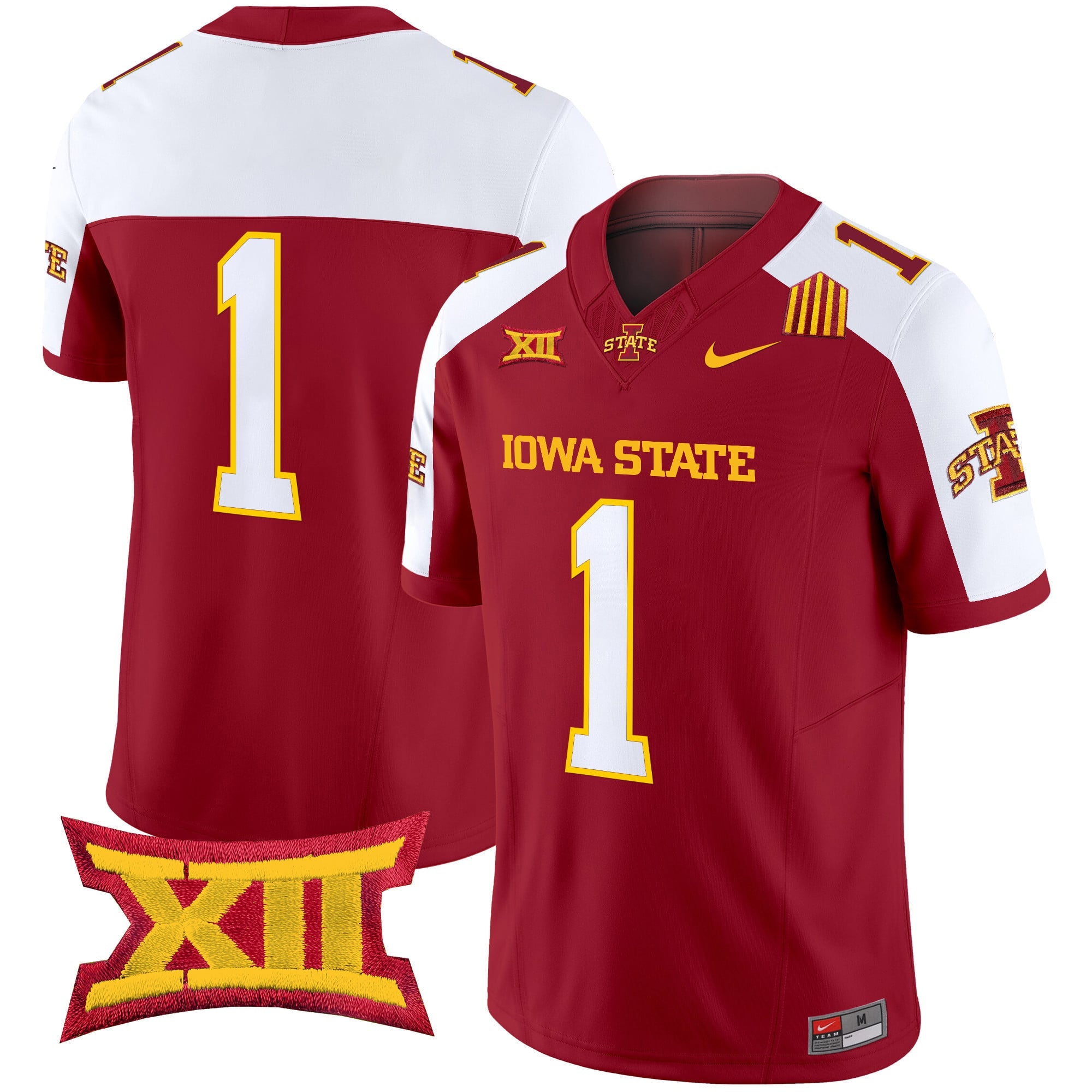Men's Iowa State Cyclones 2024 Vapor Limited Jersey - All Stitched