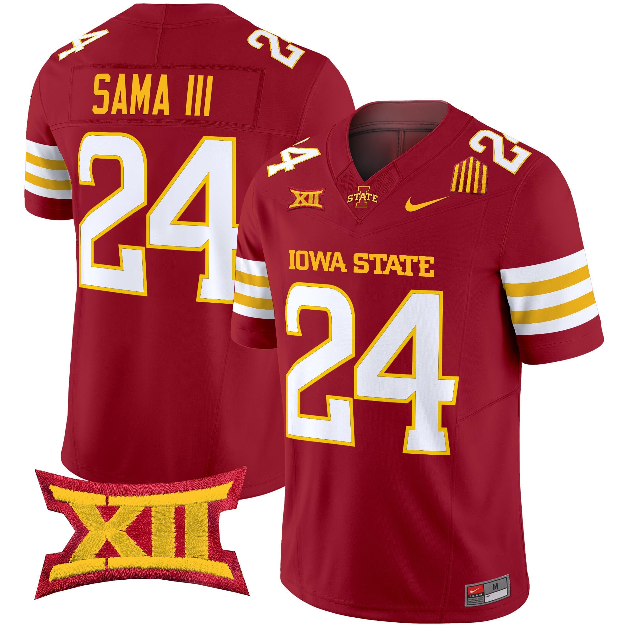 Men's Iowa State Cyclones 2024 Vapor Limited Jersey - All Stitched