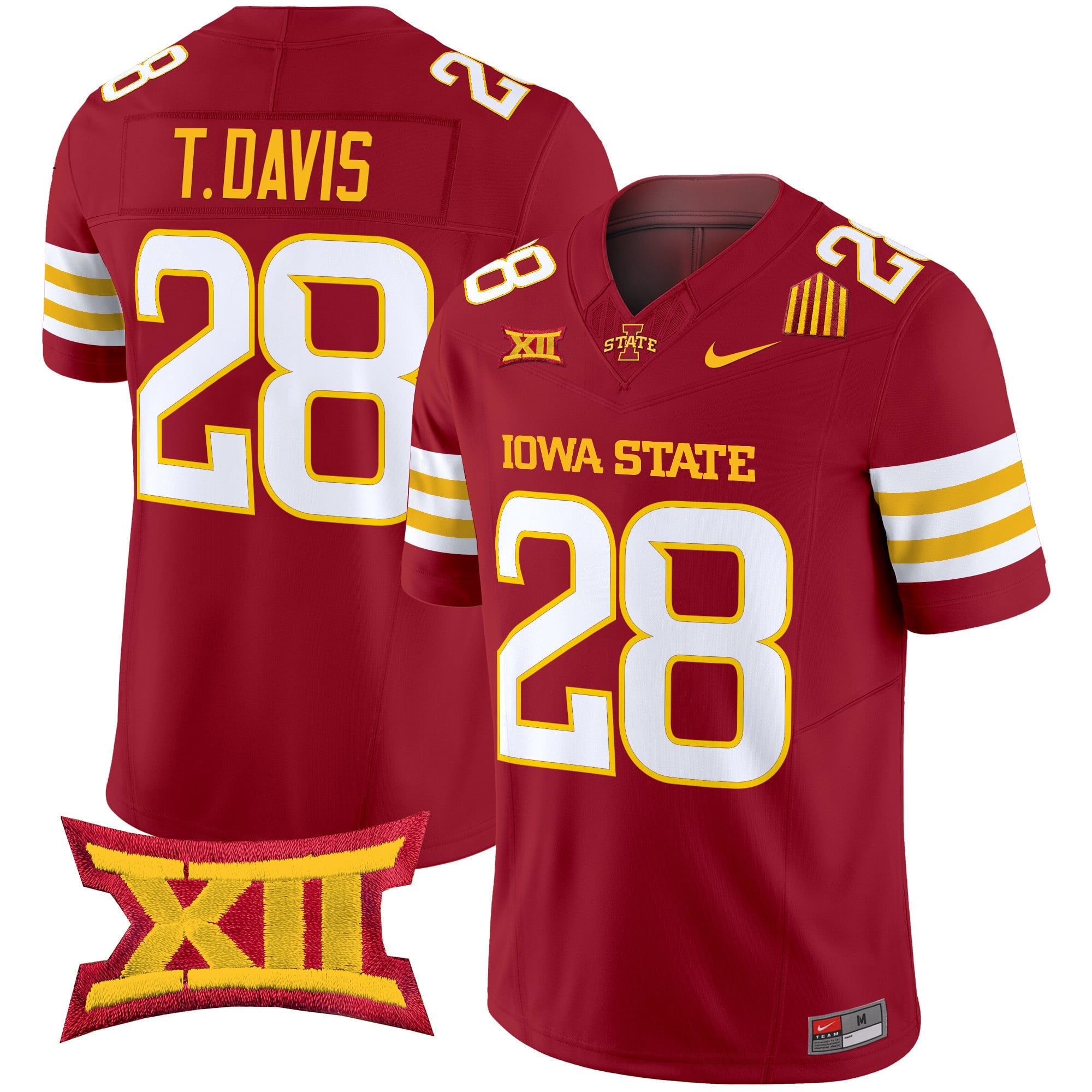 Men's Iowa State Cyclones 2024 Vapor Limited Jersey - All Stitched