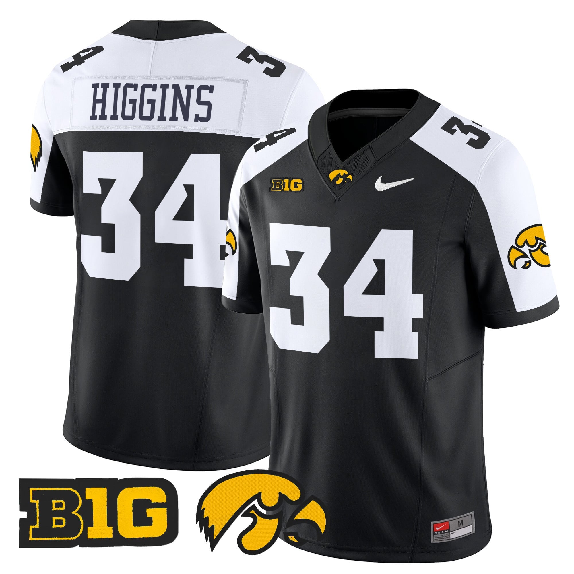 Men's Iowa Hawkeyes 2024 Vapor Limited Jersey - All Stitched