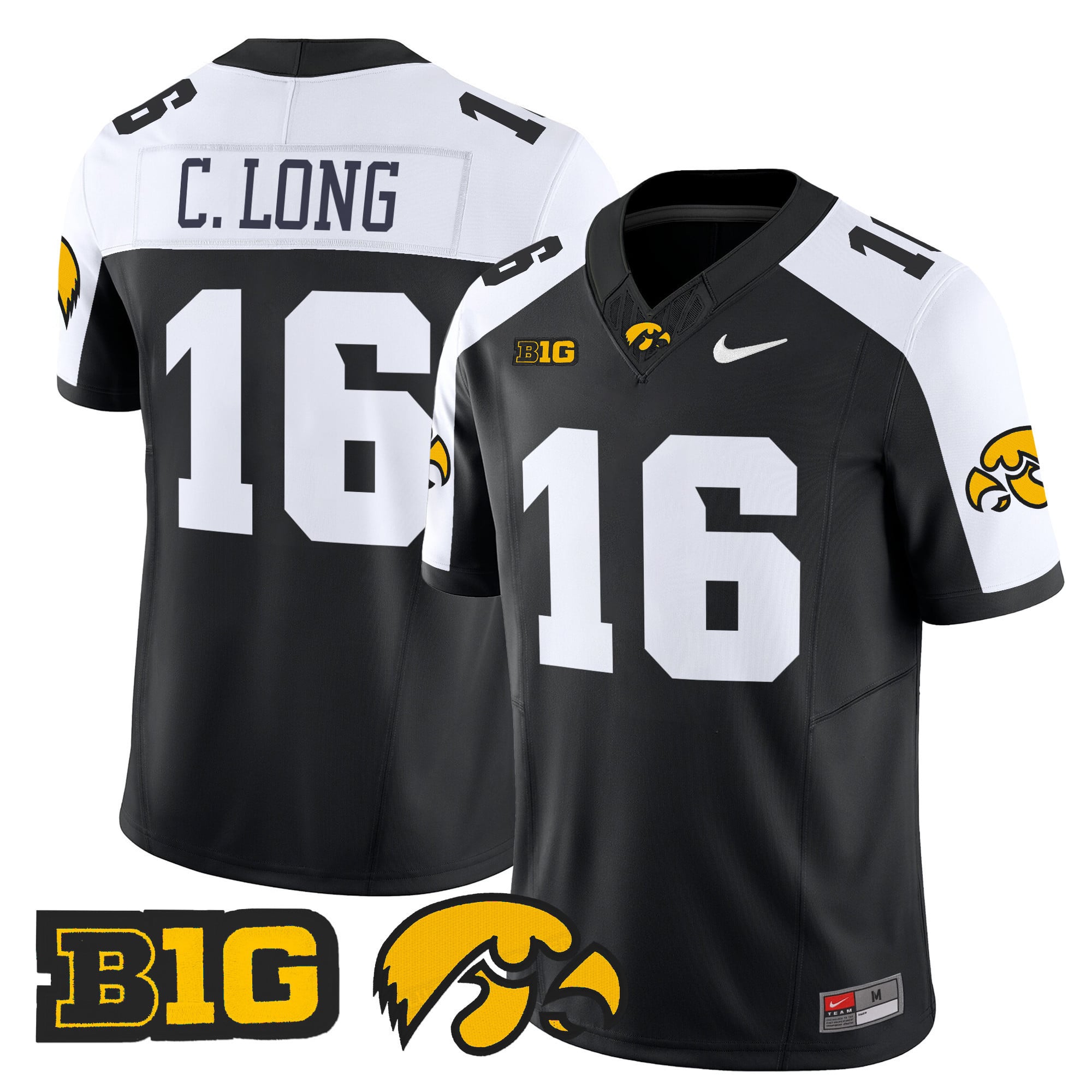 Men's Iowa Hawkeyes 2024 Vapor Limited Jersey - All Stitched