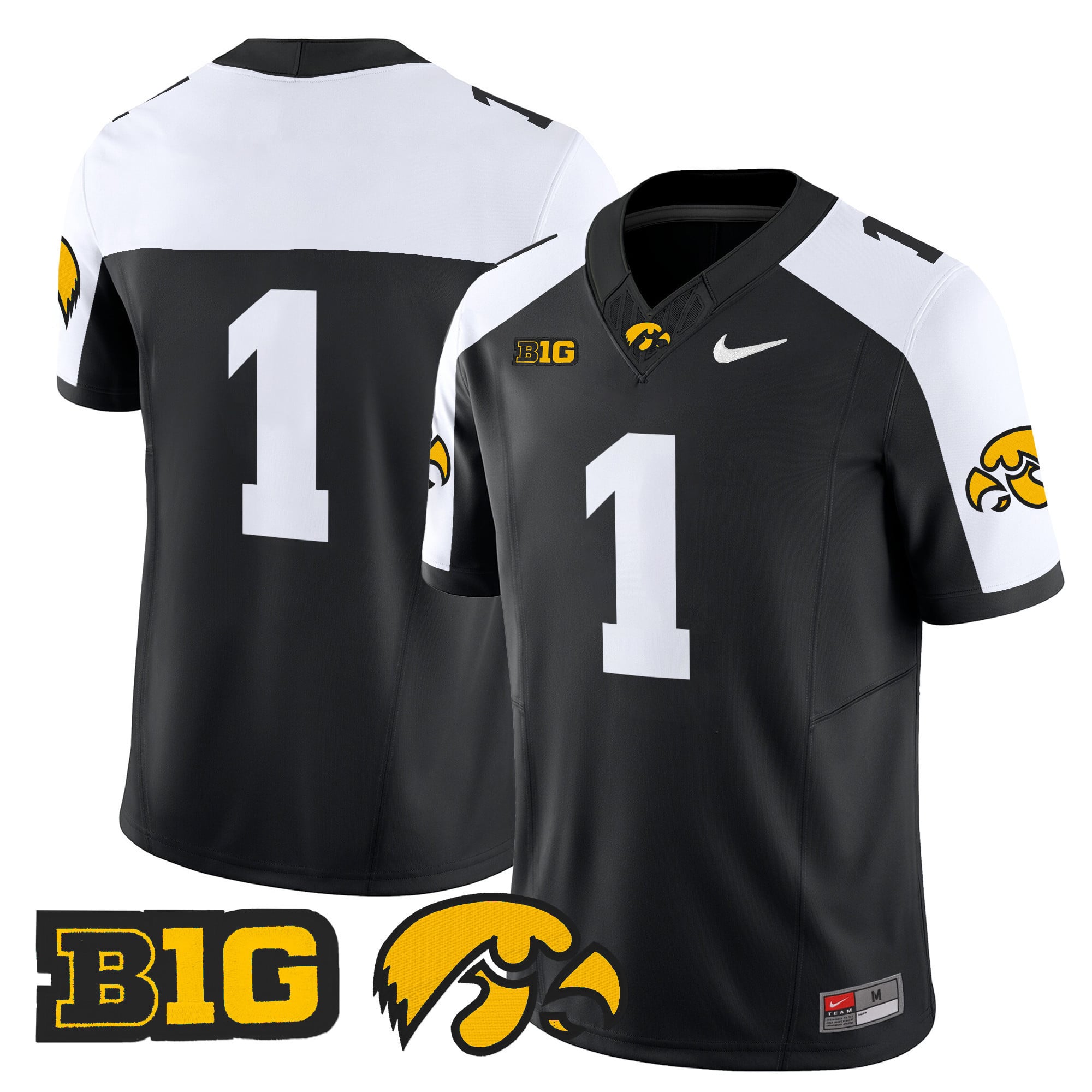 Men's Iowa Hawkeyes 2024 Vapor Limited Jersey - All Stitched