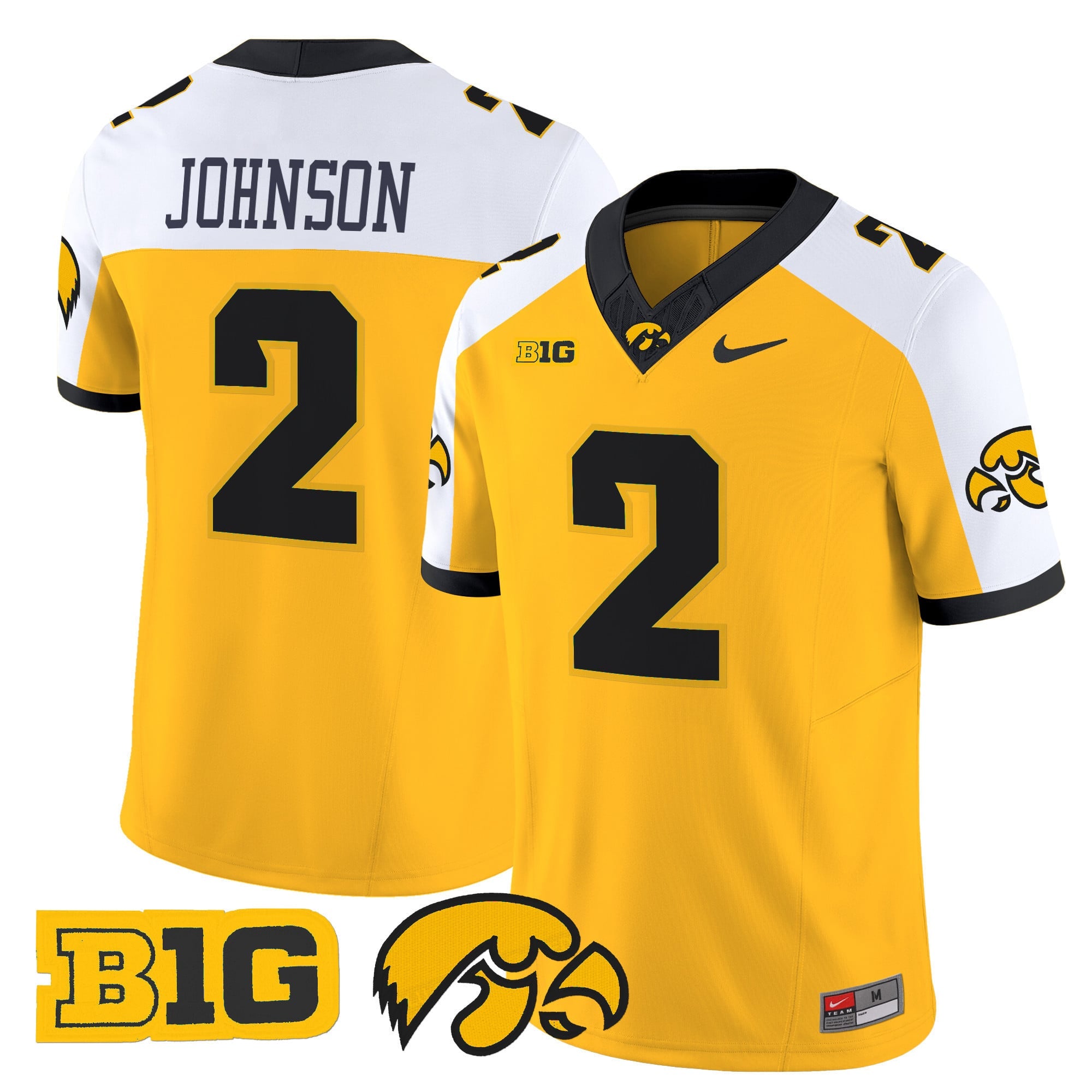 Men's Iowa Hawkeyes 2024 Vapor Limited Jersey - All Stitched