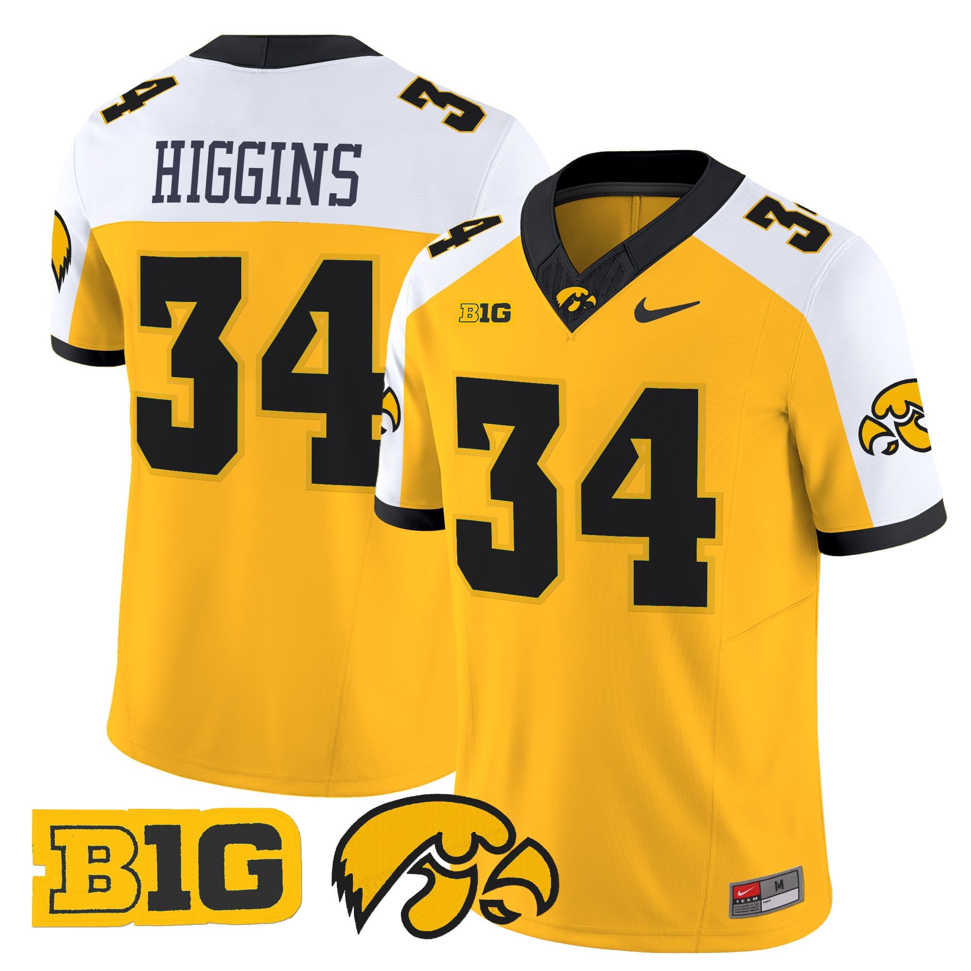 Men's Iowa Hawkeyes 2024 Vapor Limited Jersey - All Stitched