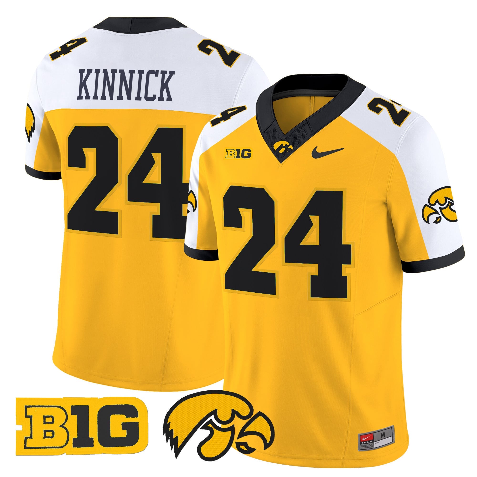 Men's Iowa Hawkeyes 2024 Vapor Limited Jersey - All Stitched