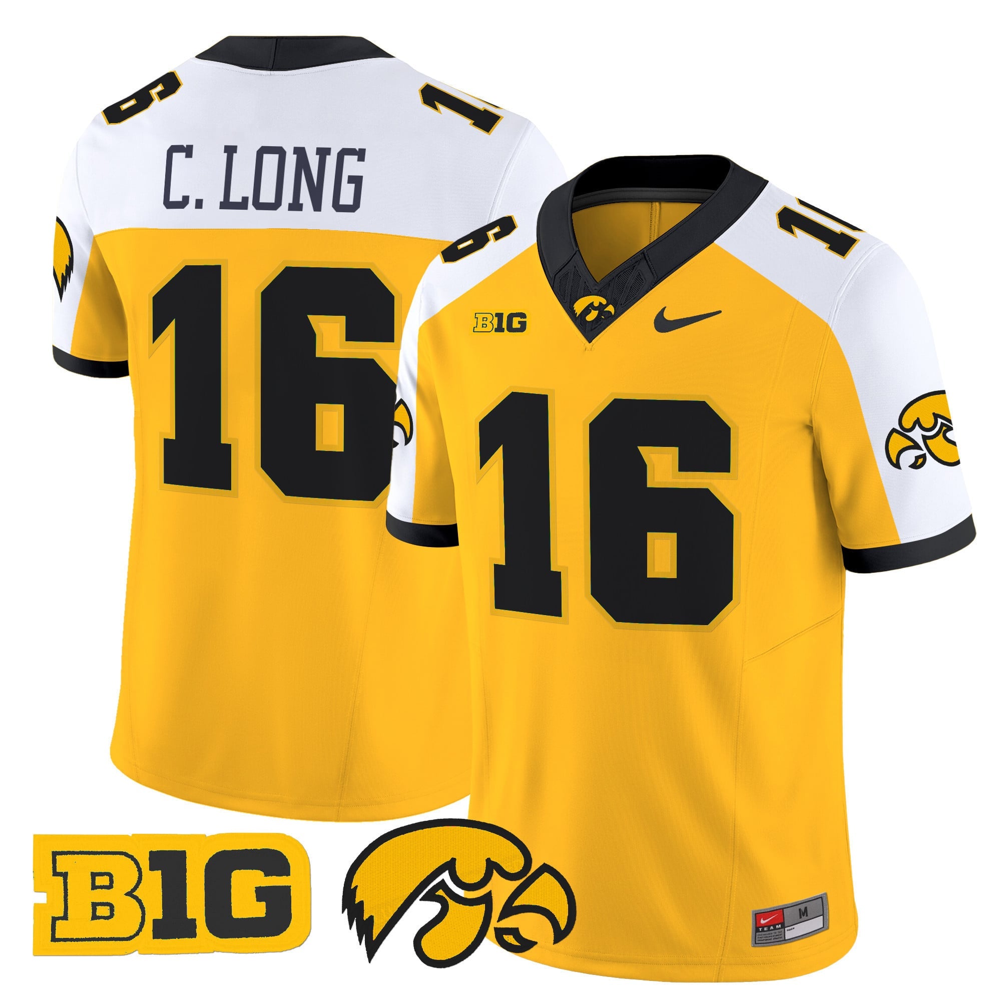 Men's Iowa Hawkeyes 2024 Vapor Limited Jersey - All Stitched
