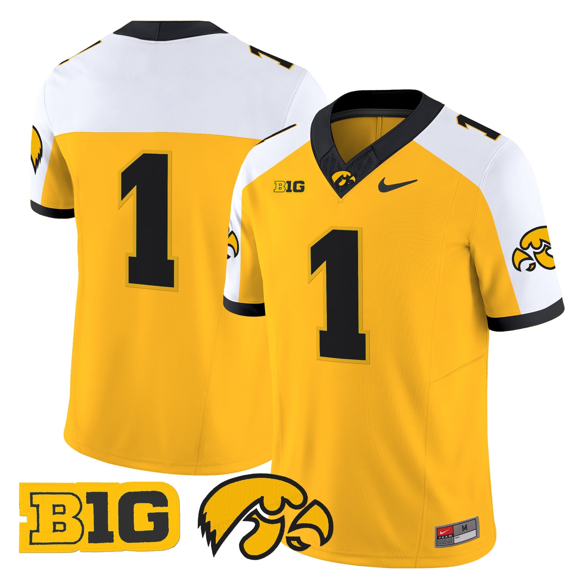 Men's Iowa Hawkeyes 2024 Vapor Limited Jersey - All Stitched
