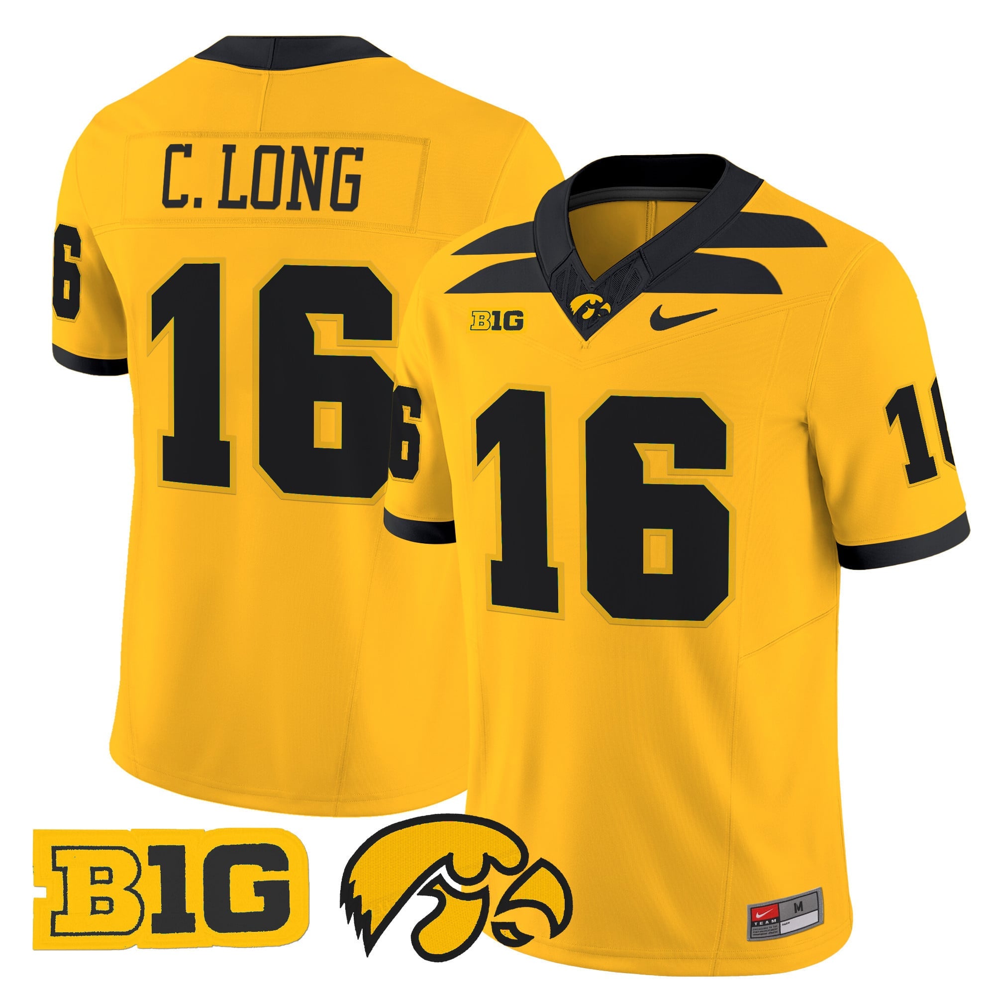 Men's Iowa Hawkeyes 2024 Vapor Limited Jersey - All Stitched