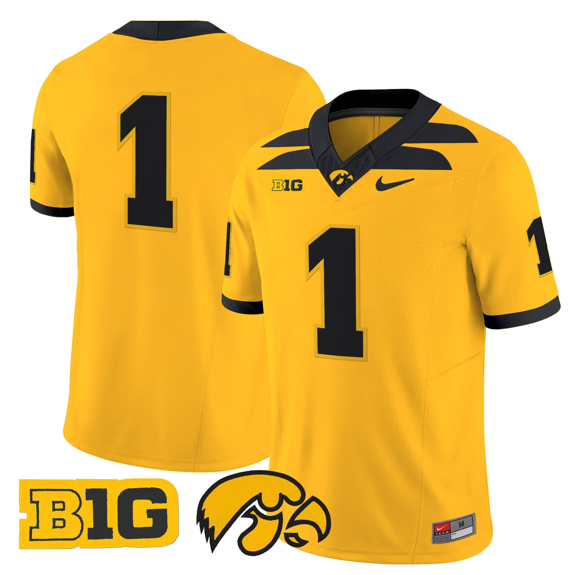 Men's Iowa Hawkeyes 2024 Vapor Limited Jersey - All Stitched
