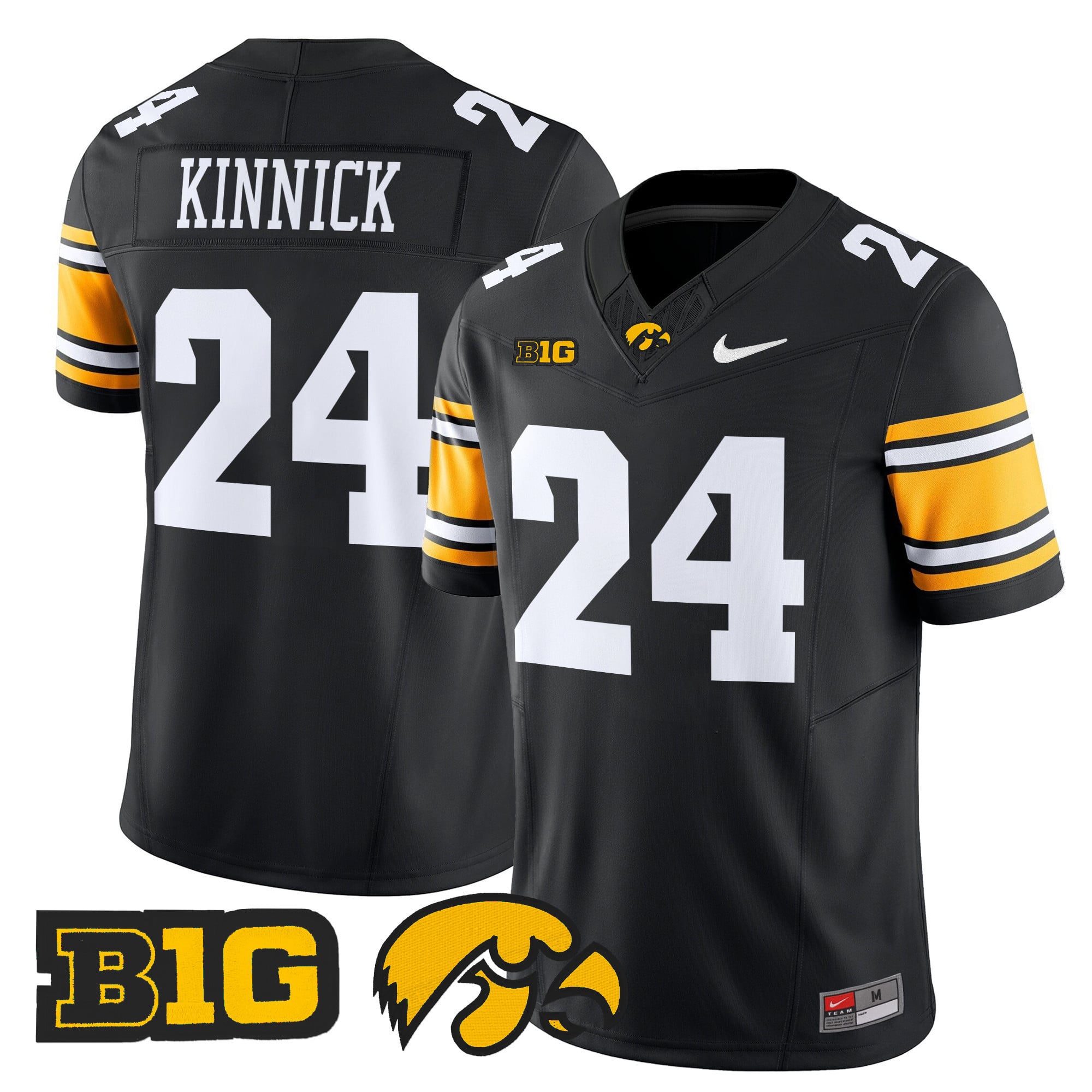 Men's Iowa Hawkeyes 2024 Vapor Limited Jersey - All Stitched